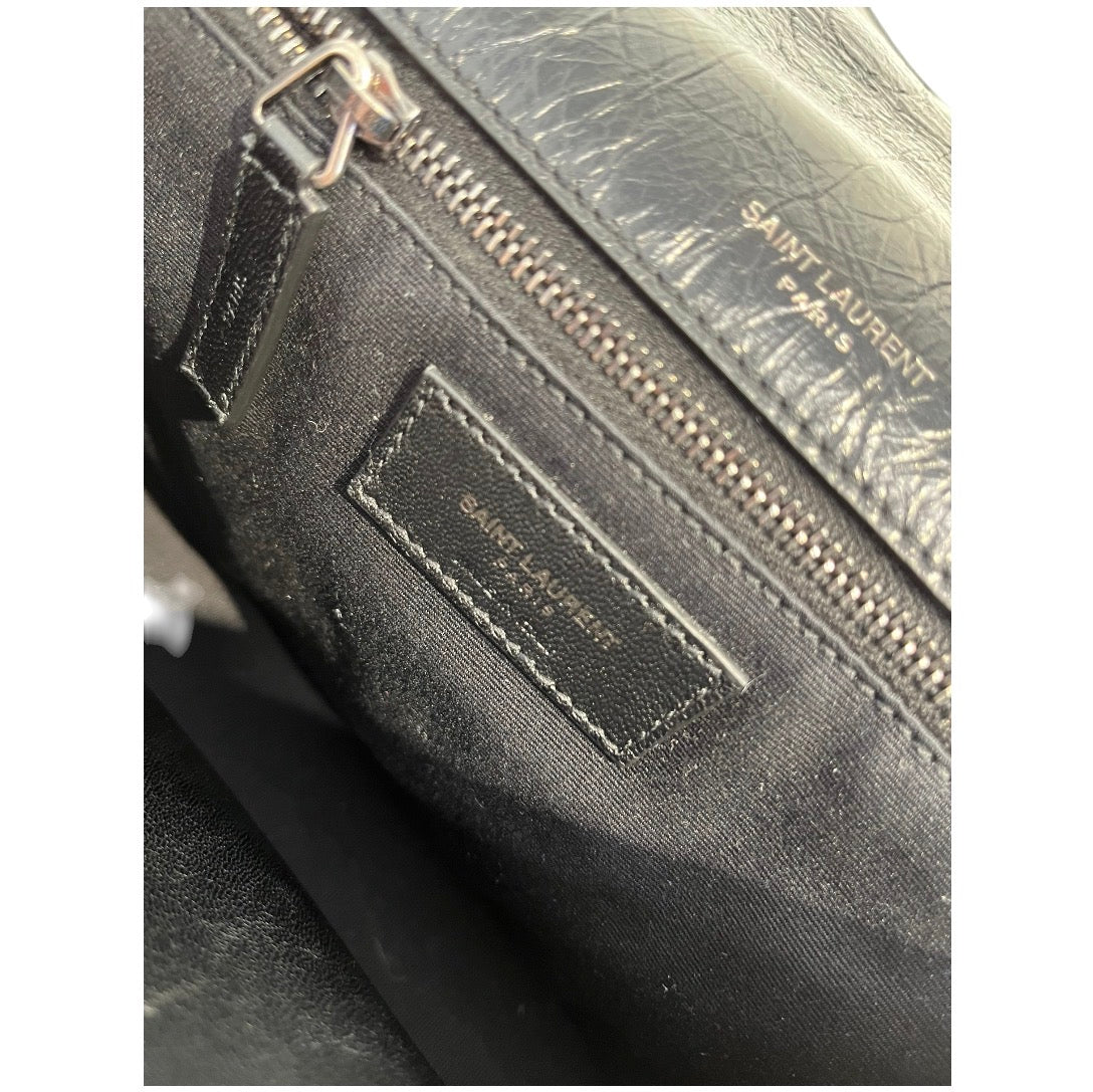 YVES SAINT LAURENT/Cross Body Bag/Leather/BLK/NIKI view 5