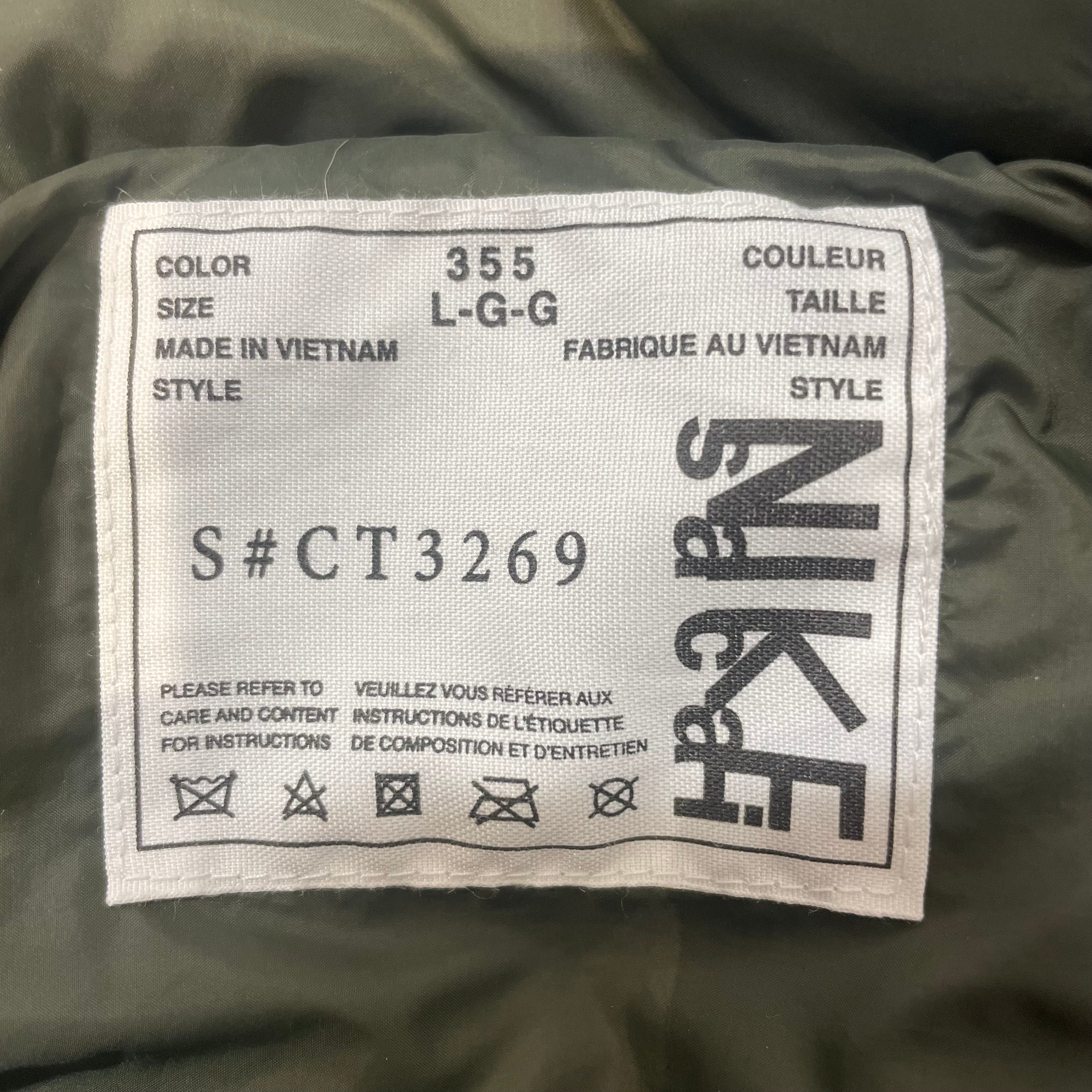 NIKE/Sacai/Puffer Jkt/LG/Polyester/KHK/ view 3