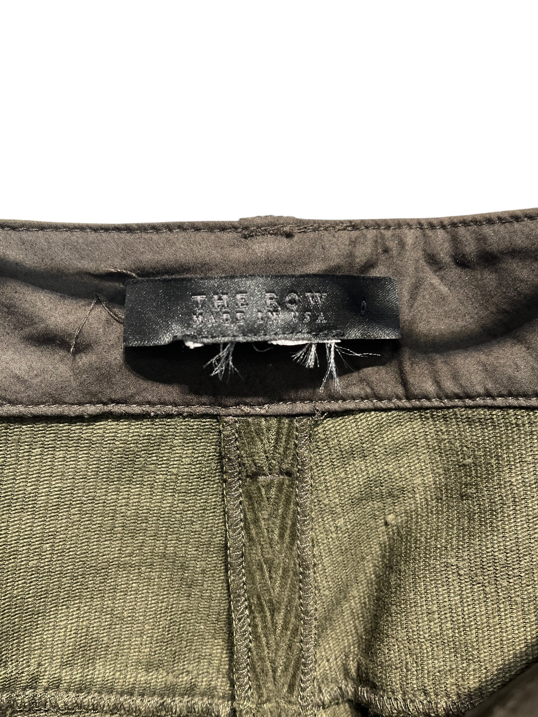 THE ROW/Bottoms/0/Corduroy/GRN/ view 3