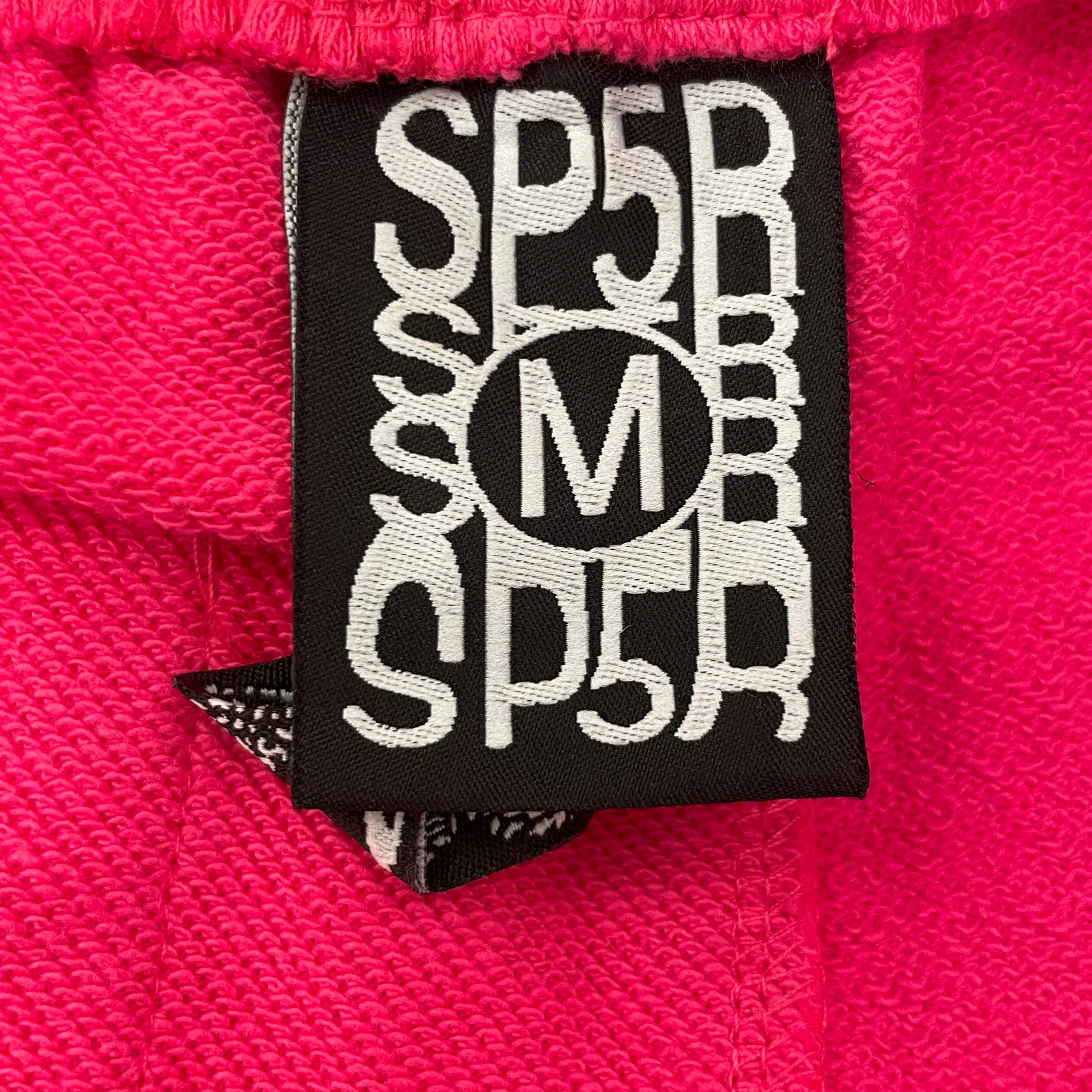 Sp5der/Bottoms/M/Cotton/PNK/BLK LOGO view 3