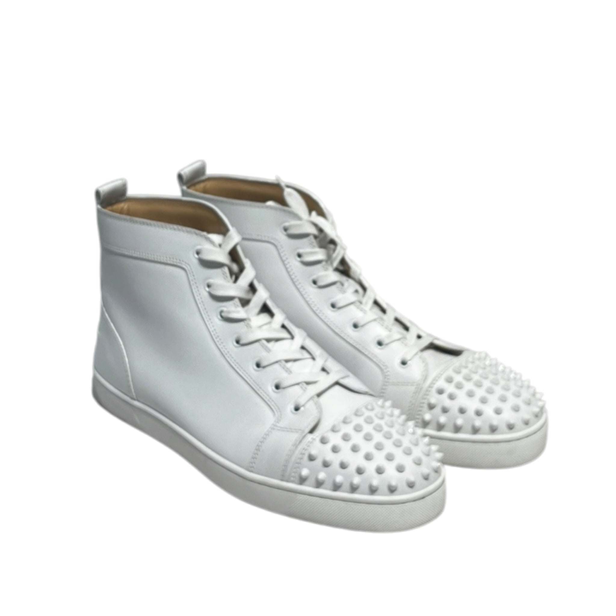 Christian Louboutin/Hi-Sneakers/EU 47/WHT/U-Tip/ view 1