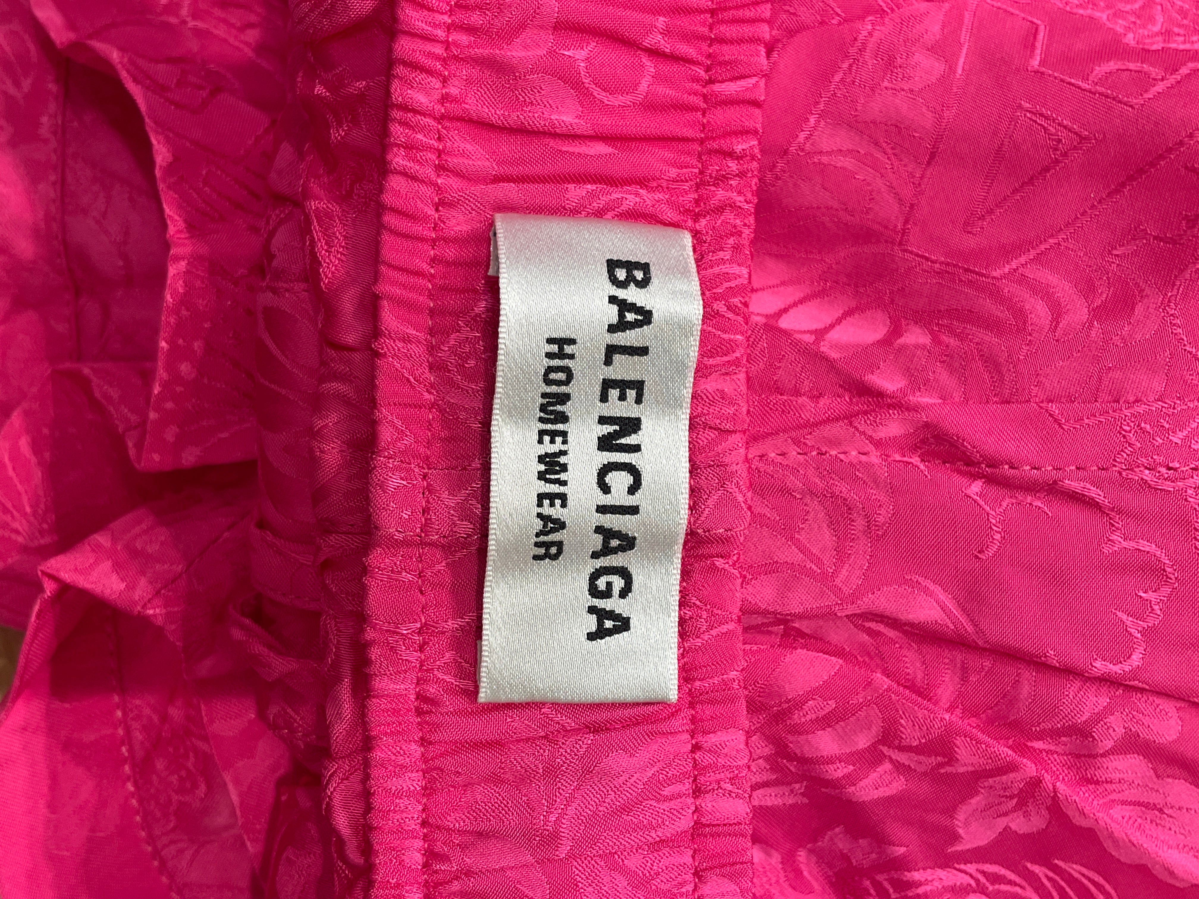 BALENCIAGA/Shorts/34/Polyester/PNK/BALENCI HOMEWEAR GRAPHIC SHORT view 4