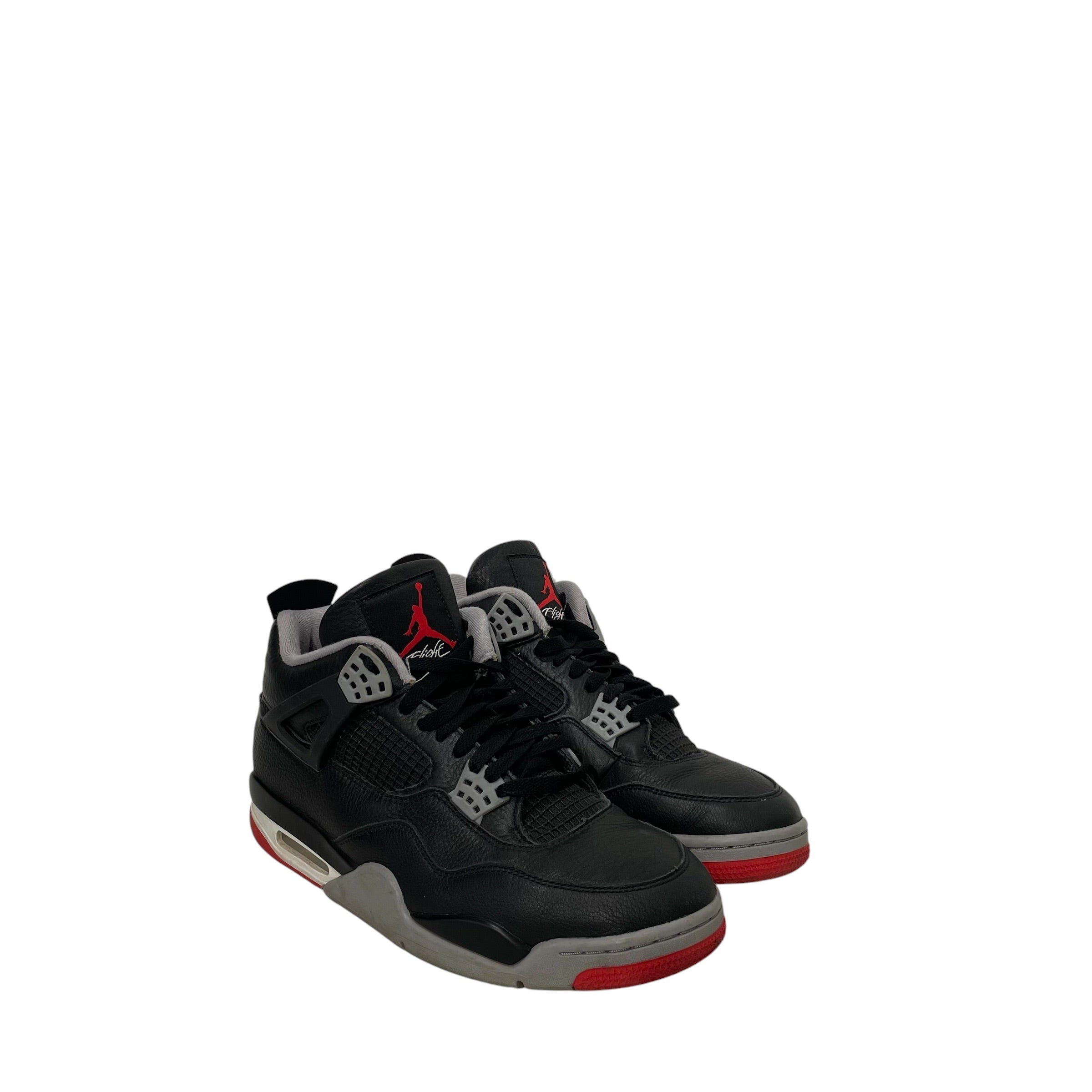 NIKE/Hi-Sneakers/US 10.5/Leather/BLK/AIR JORDAN 4 RETRO BRED view 1