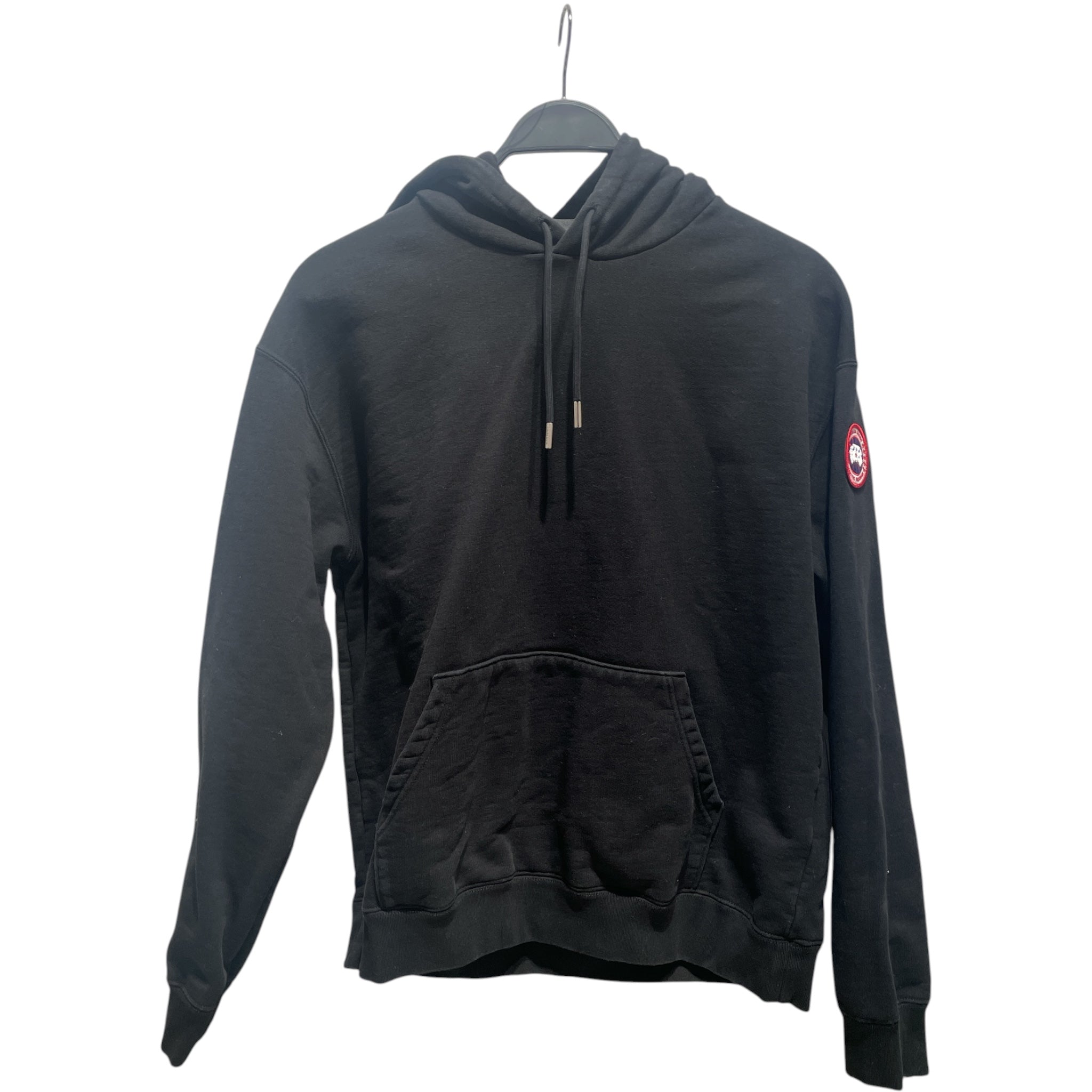 CANADA GOOSE/Hoodie/S/Cotton/BLK/PULL OVER HOODE PLAIN /BLK view 1