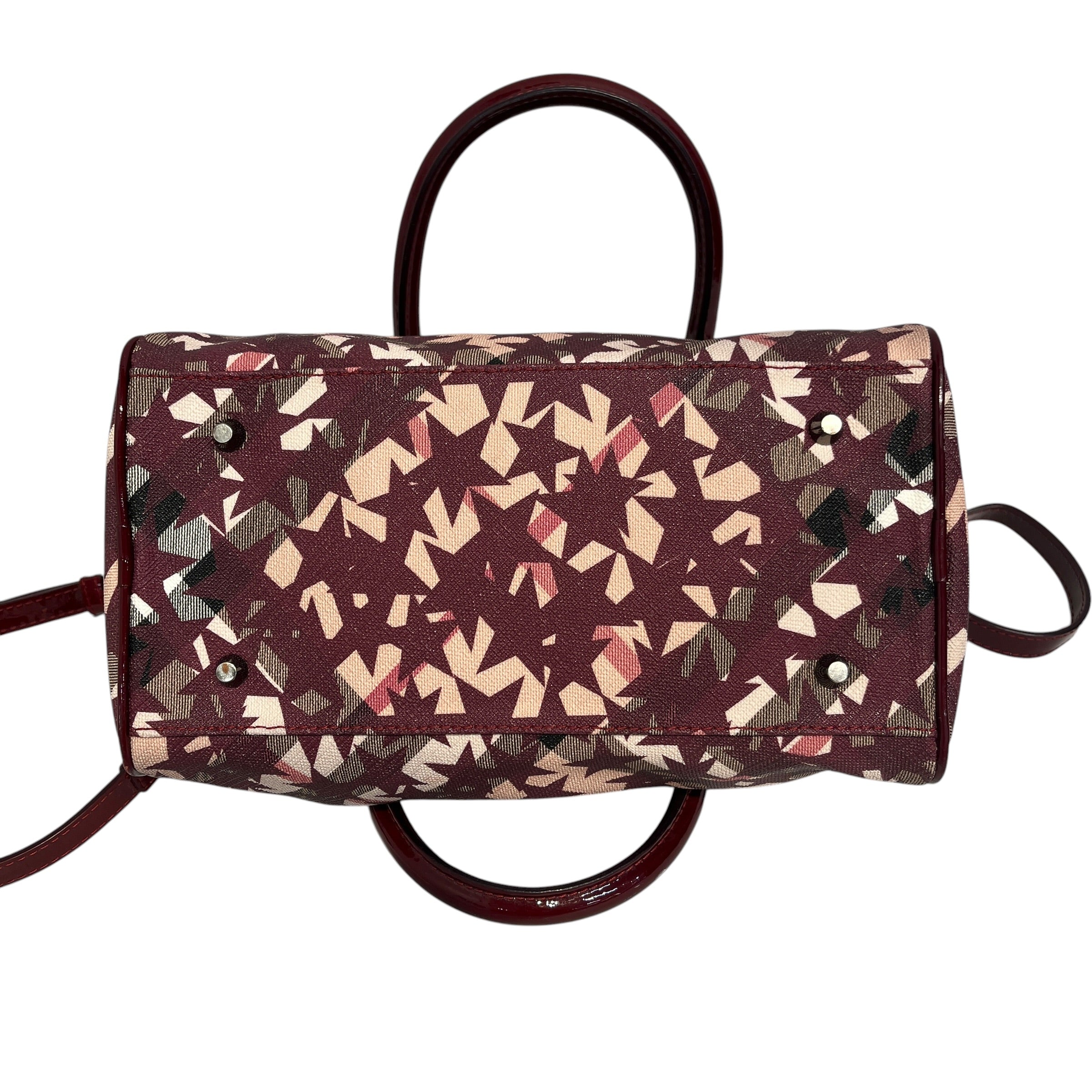 BURBERRY/Bag/All Over Print/Leather/BEG/Star pattern bag view 3