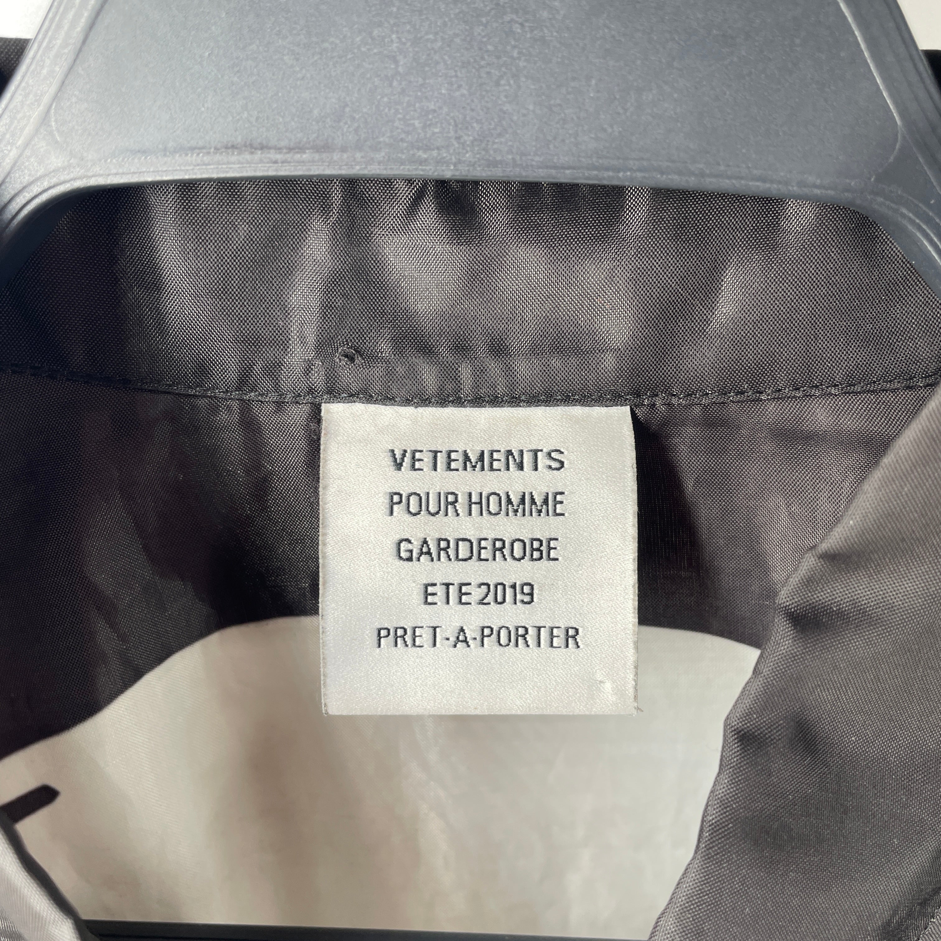 VETEMENTS/Jacket/S/Cotton/BLK/SKULL view 4
