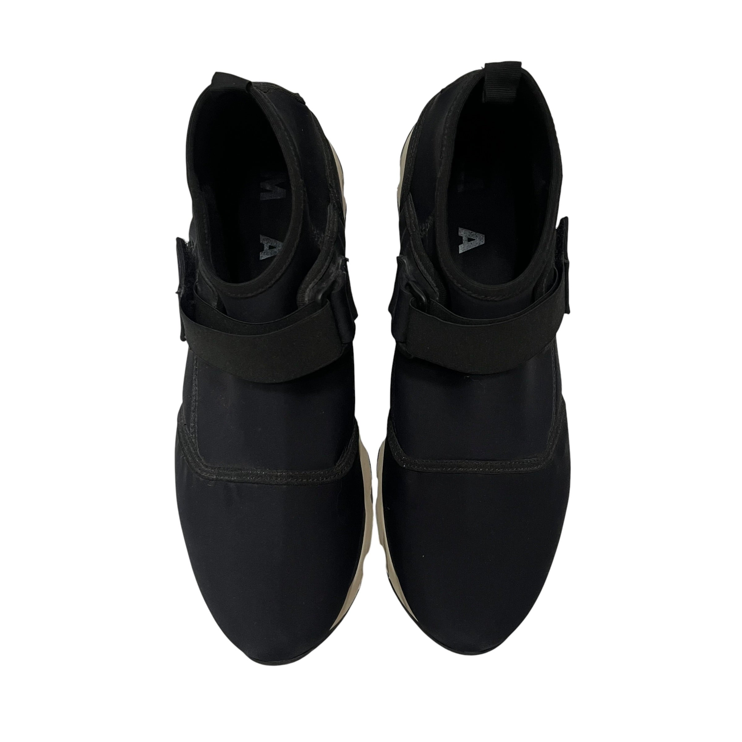 MARNI/Hi-Sneakers/US 12/Polyester/BLK/Marni Neoprene Velcro Sneaker view 4