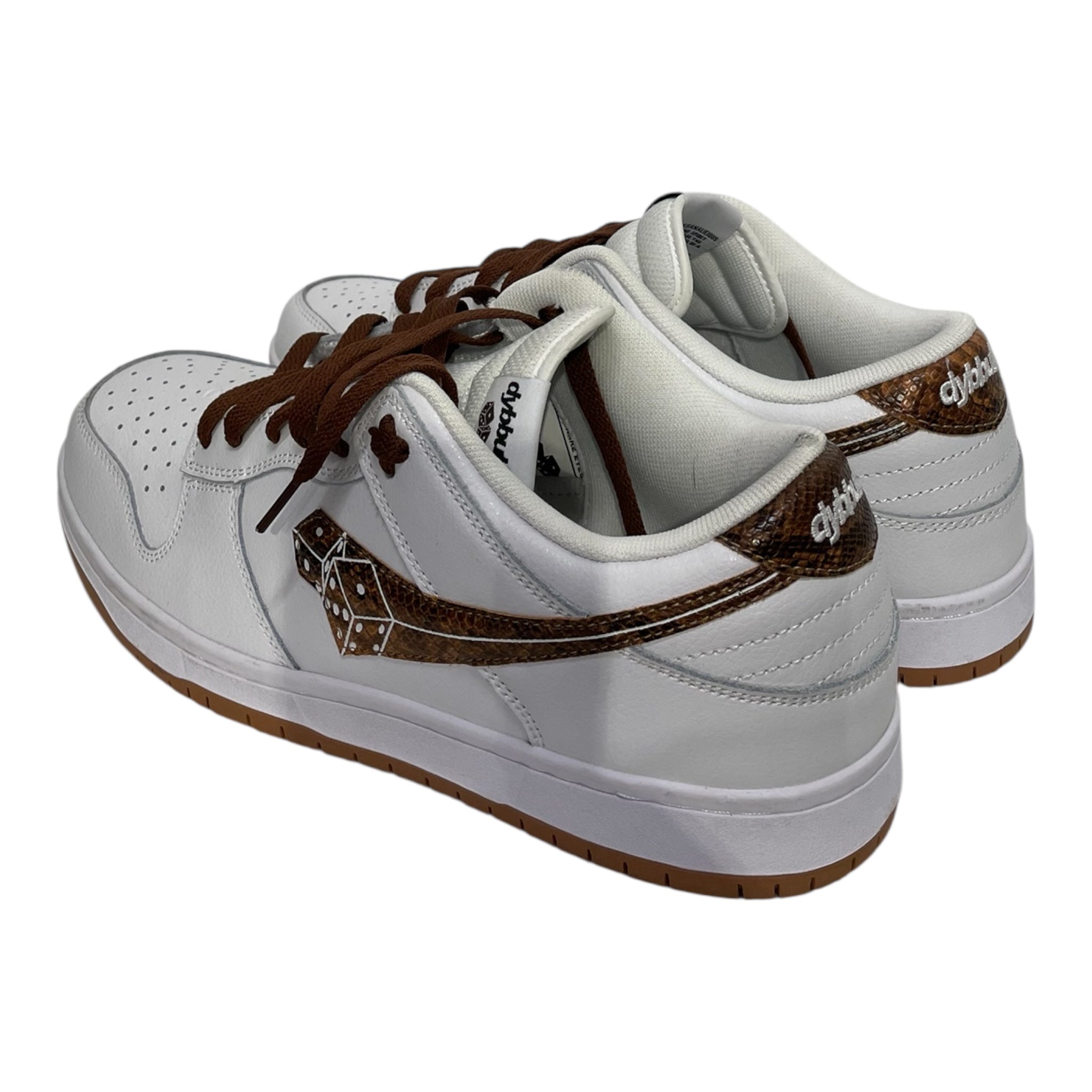 dybbuk/Low-Sneakers/US 11/WHT/snake eyes view 2