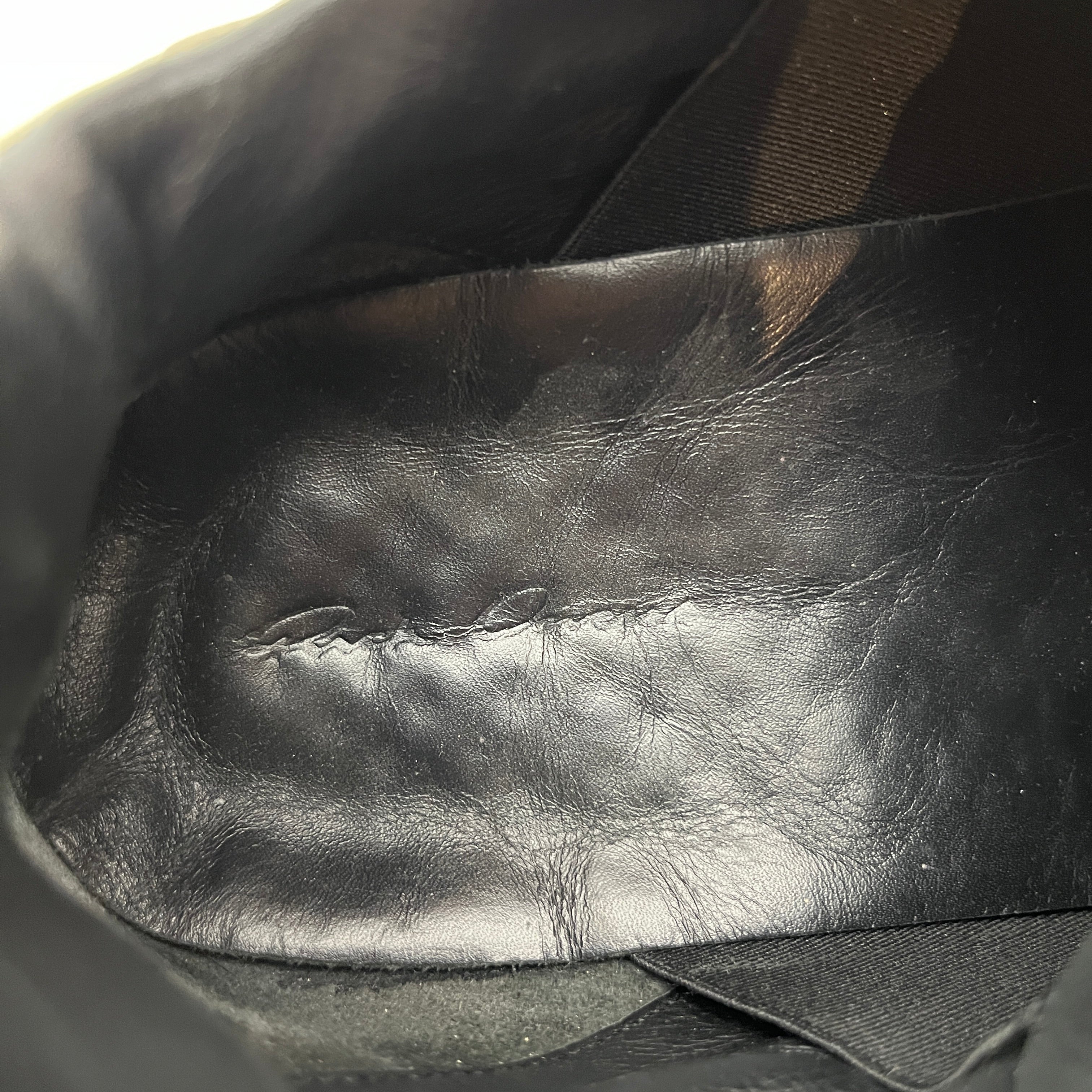 Rick Owens/Low-Sneakers/US 9/Leather/BLK/Gethsemane Runner Sneaker view 5