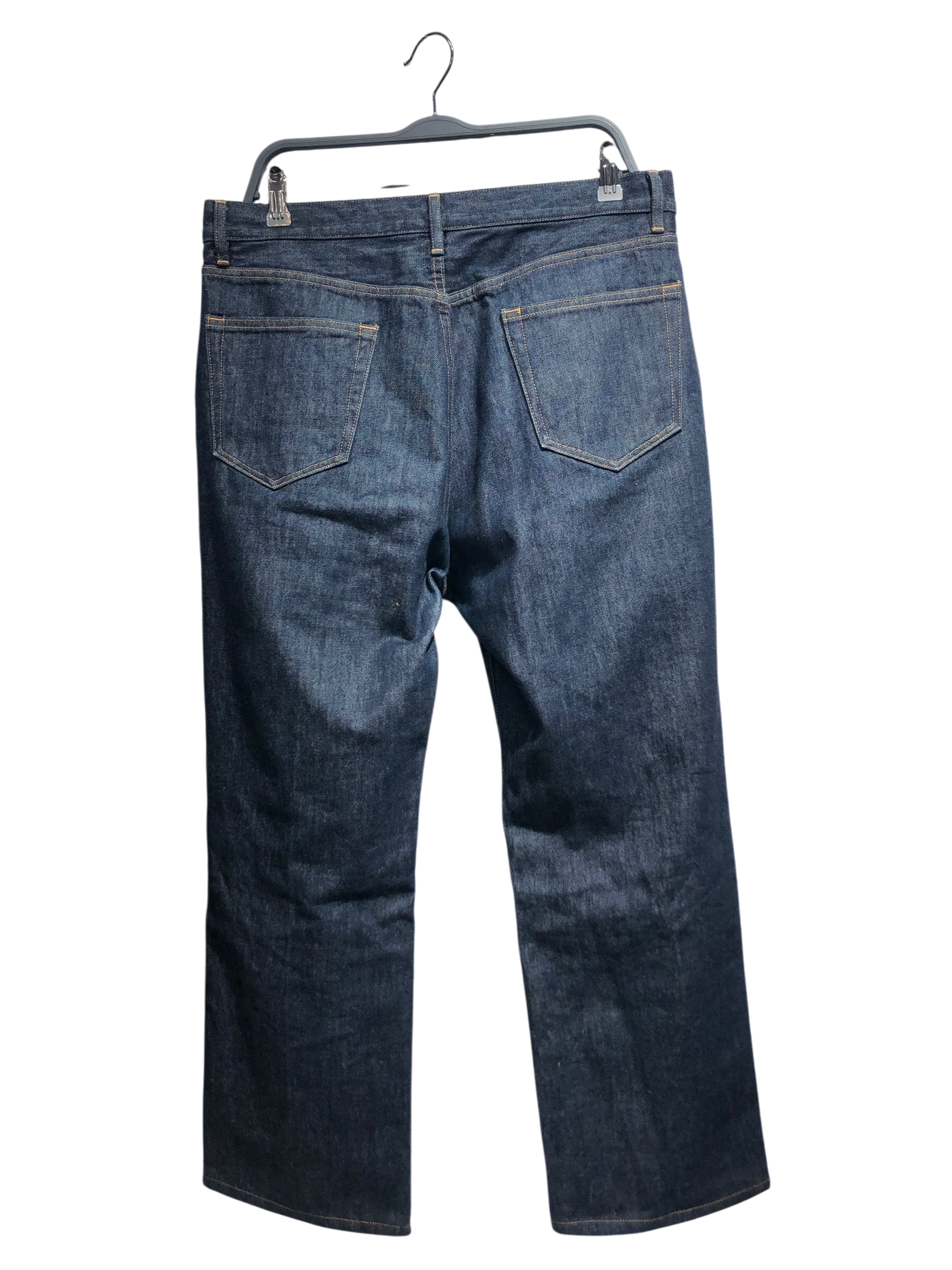 AURALEE/Straight Pants/35/Cotton/NVY/ view 2