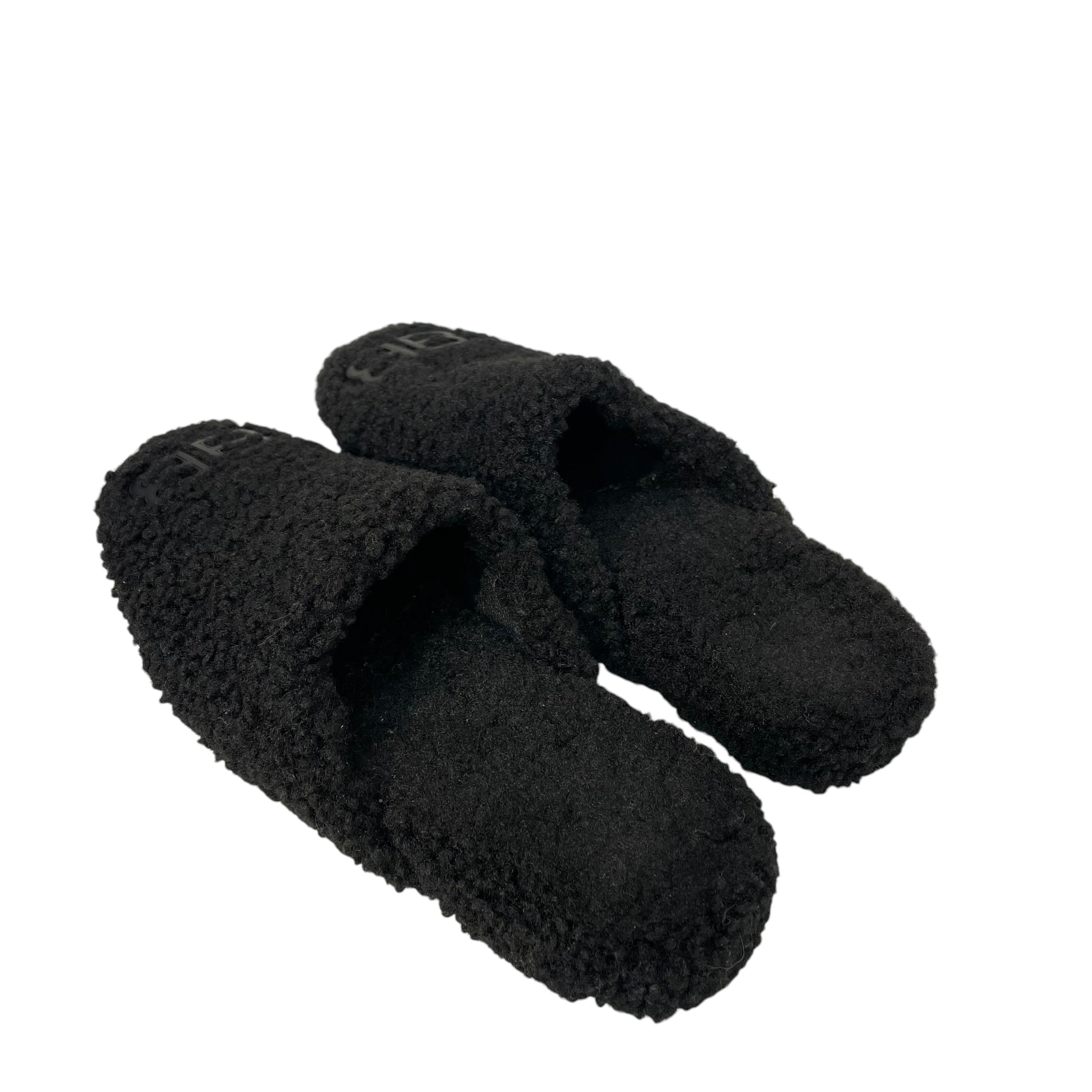 BALENCIAGA/Sandals/EU 38.5/Fur/BLK/Cosy BB view 3