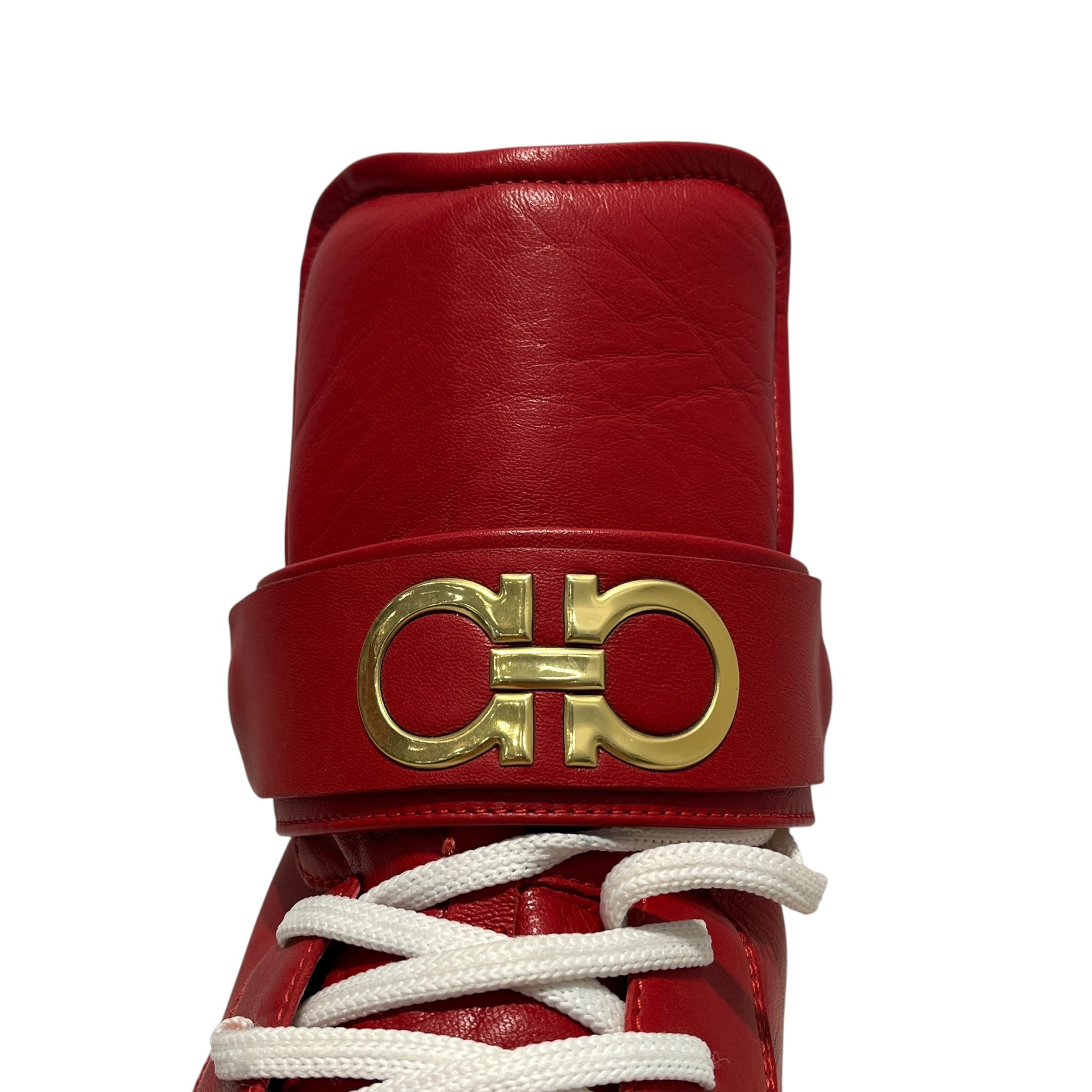 Salvatore Ferragamo/Hi-Sneakers/US 13/RED/NAYON HIGHTOP SNEAKER view 6