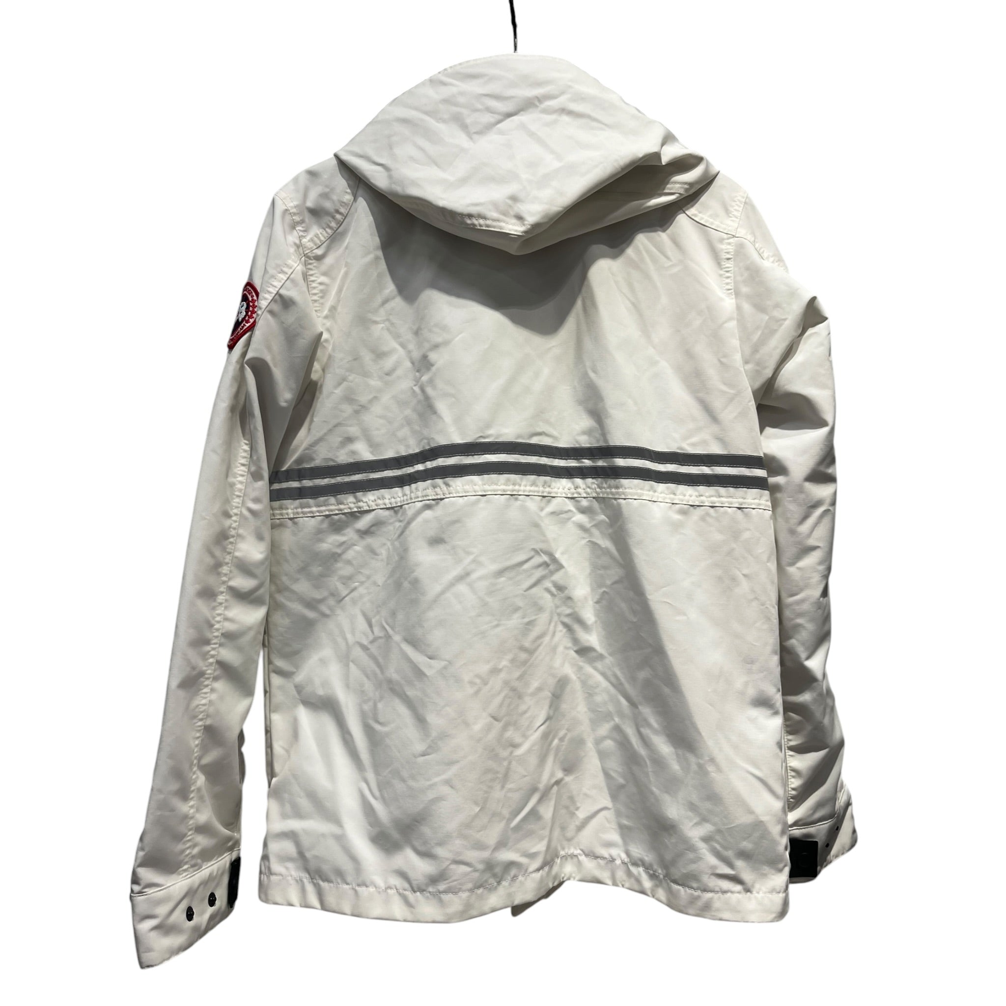 CANADA GOOSE/Jacket/M/WHT/WHITE JACKET GREY STRIPES view 2