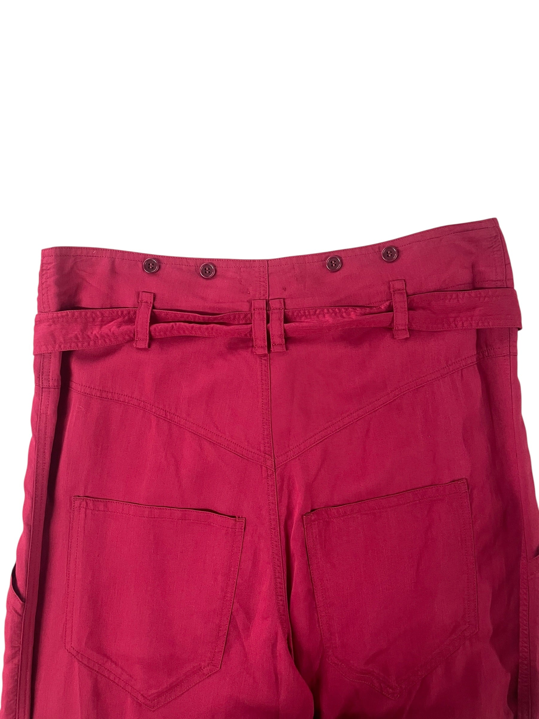 ISABEL MARANT ETOILE/Bottoms/36/Cotton/PNK/Button Fly/SINEBA RAPBERRY PANT view 5