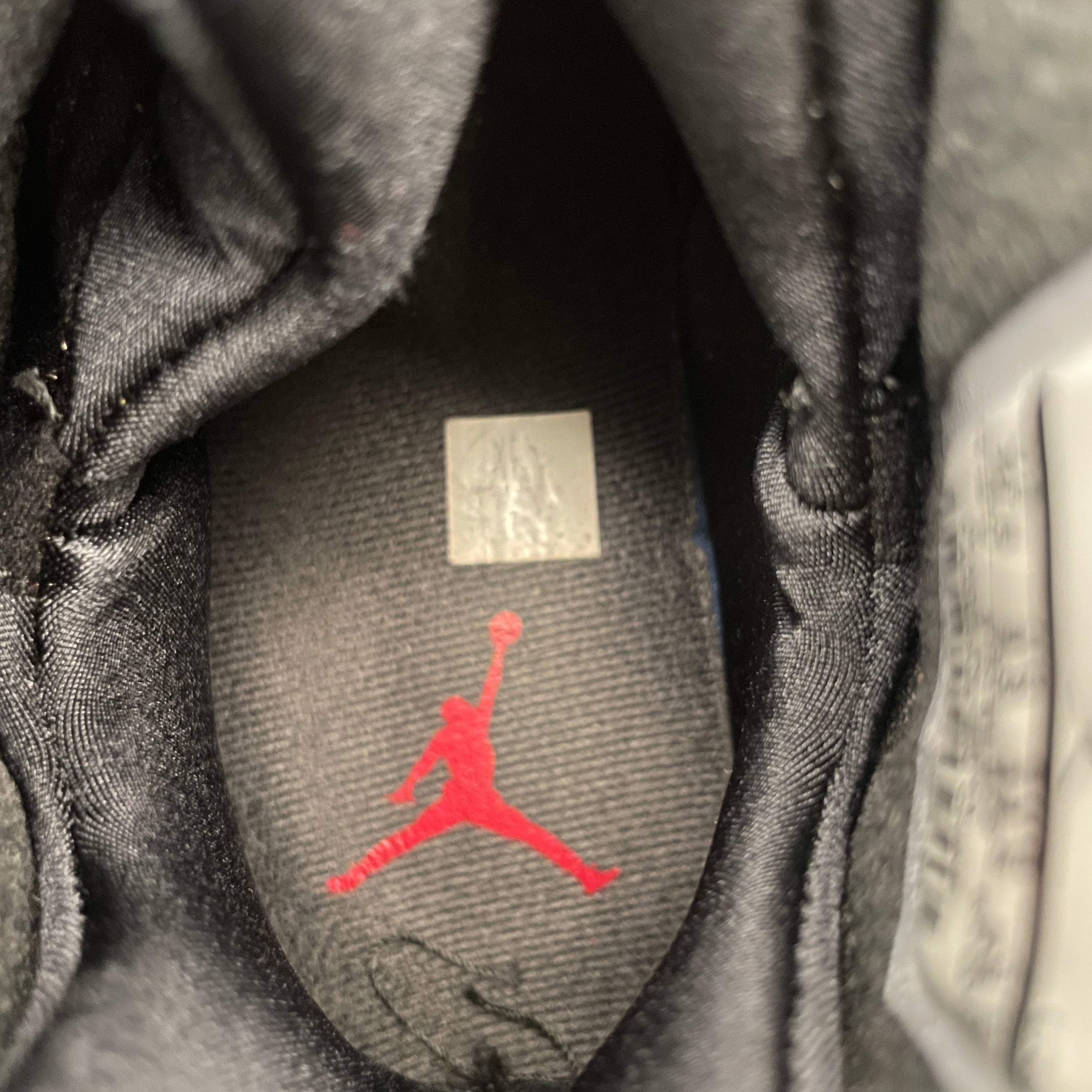JORDAN BRAND/Hi-Sneakers/US 10.5/Suede/BLK/8s black cement view 3