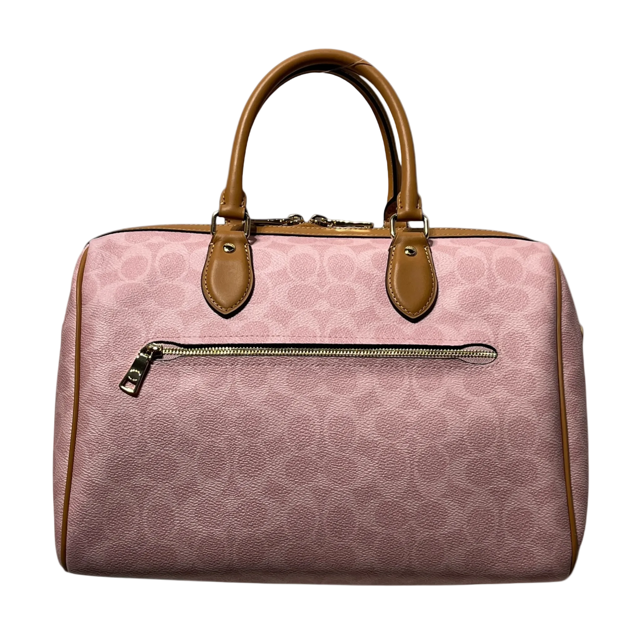 COACH/Hand Bag/Cotton/PNK/pink monogram rowan view 2