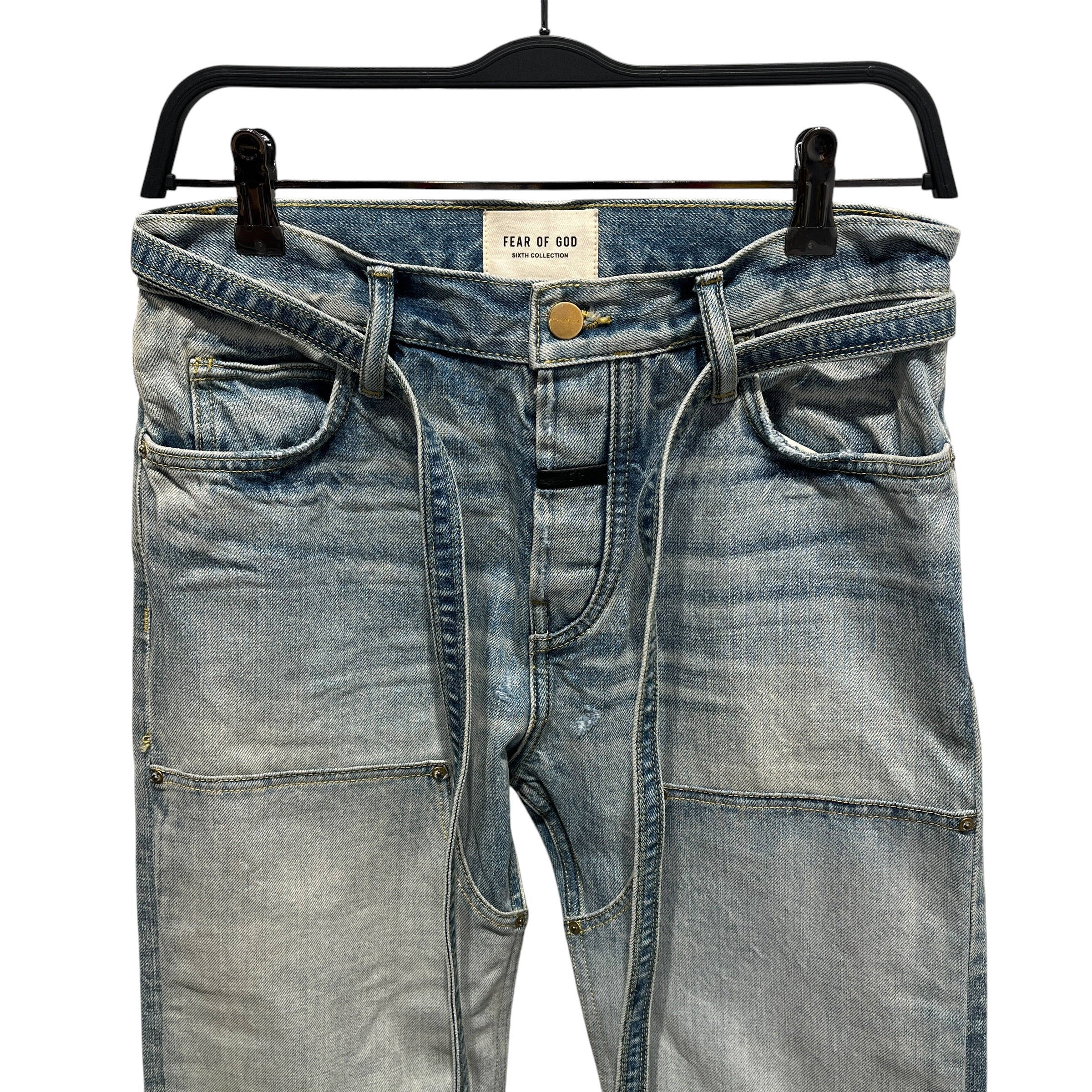 FEAR OF GOD/Straight Pants/29/Denim/BLU/SLIM DOUBLEKNEE BELTED LIGHT view 11