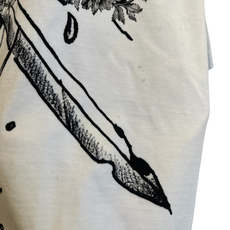 WHO DECIDES WAR/T-Shirt/XL/Cotton/WHT/Graphic/DARTH S/S TEE