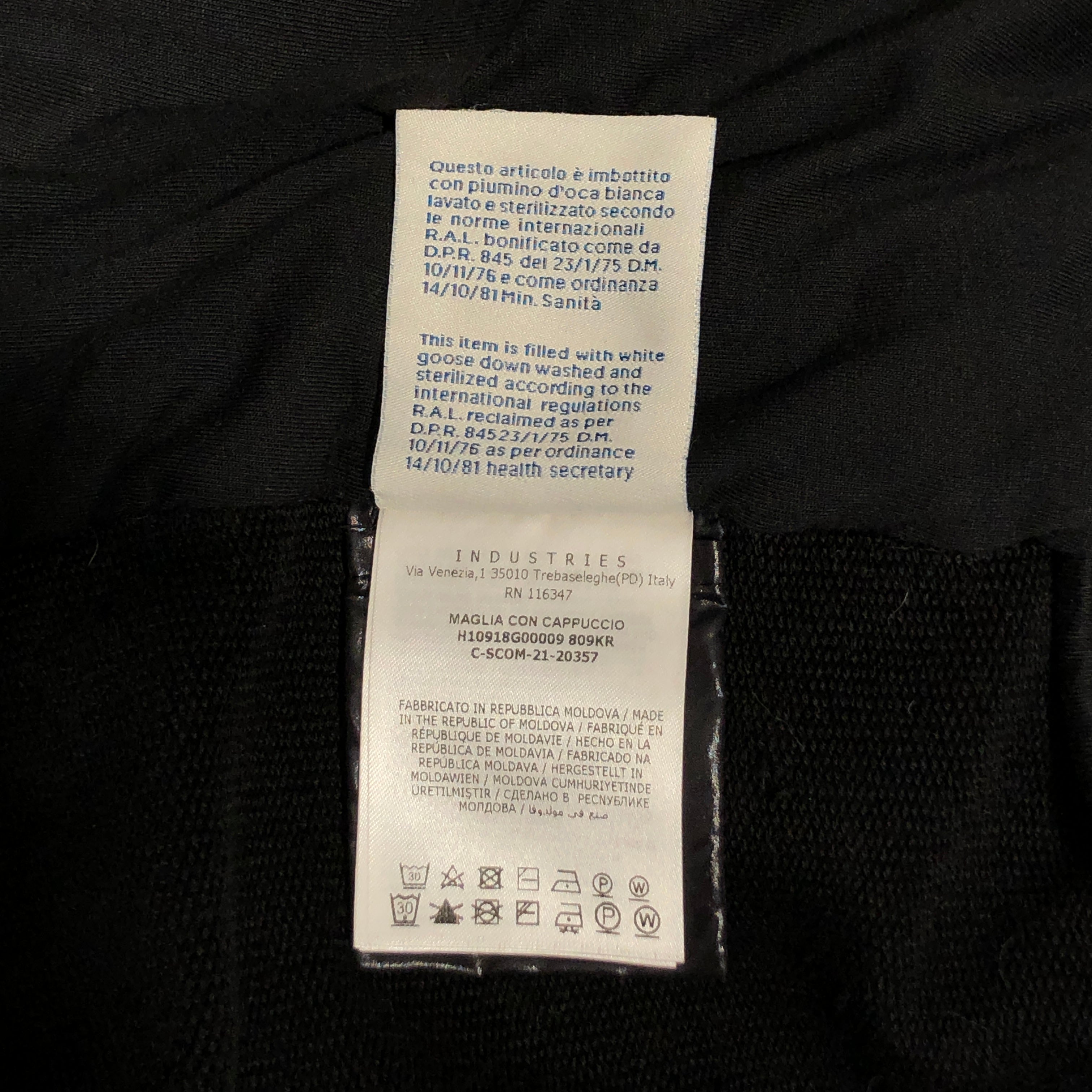MONCLER/Zip Up Hoodie/L/Cotton/BLK/ view 4