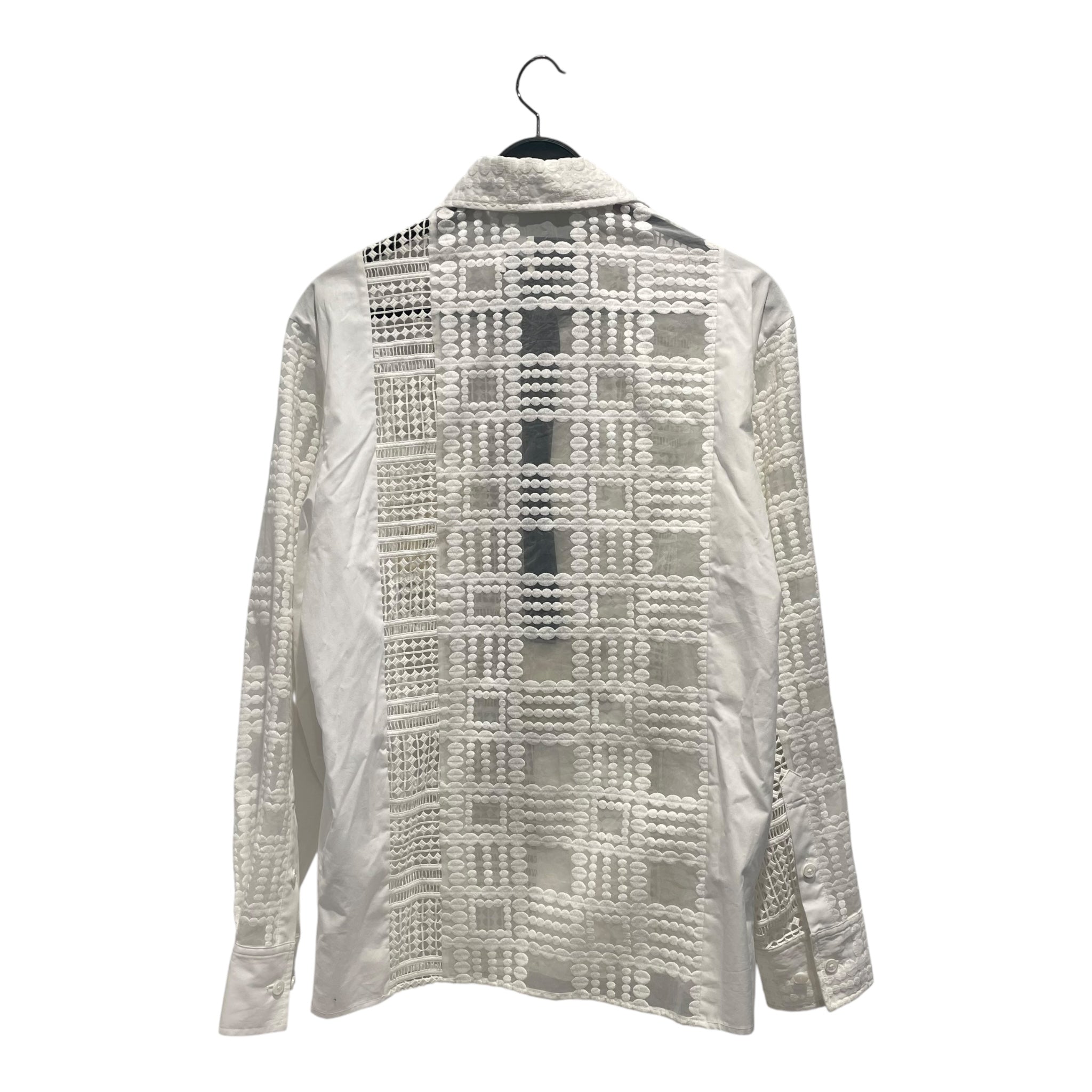Feng Chen Wang/LS Shirt/S/Cotton/WHT/Lace Cut Out view 2