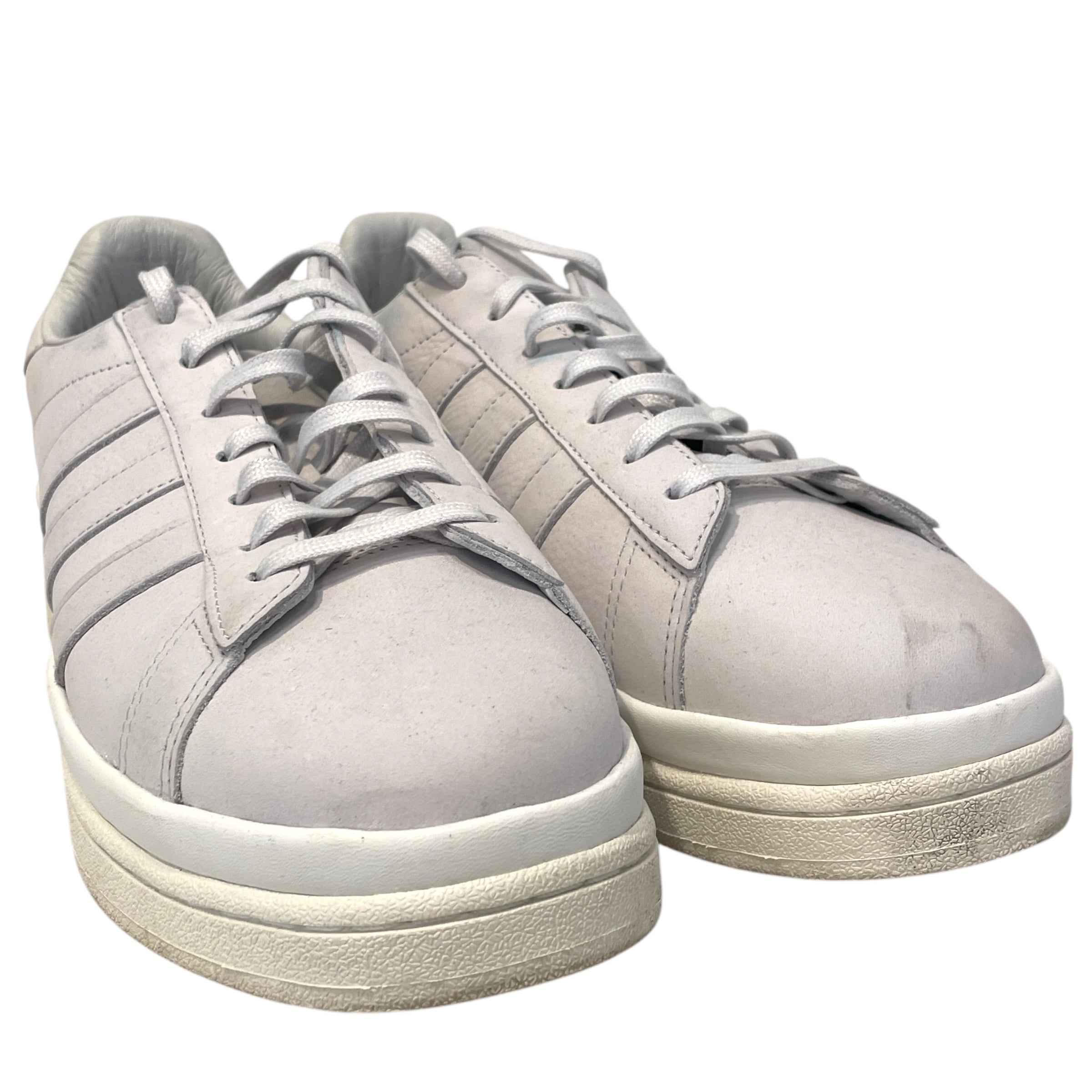 Y-3/Low-Sneakers/US 12/Leather/WHT/Hicho view 1