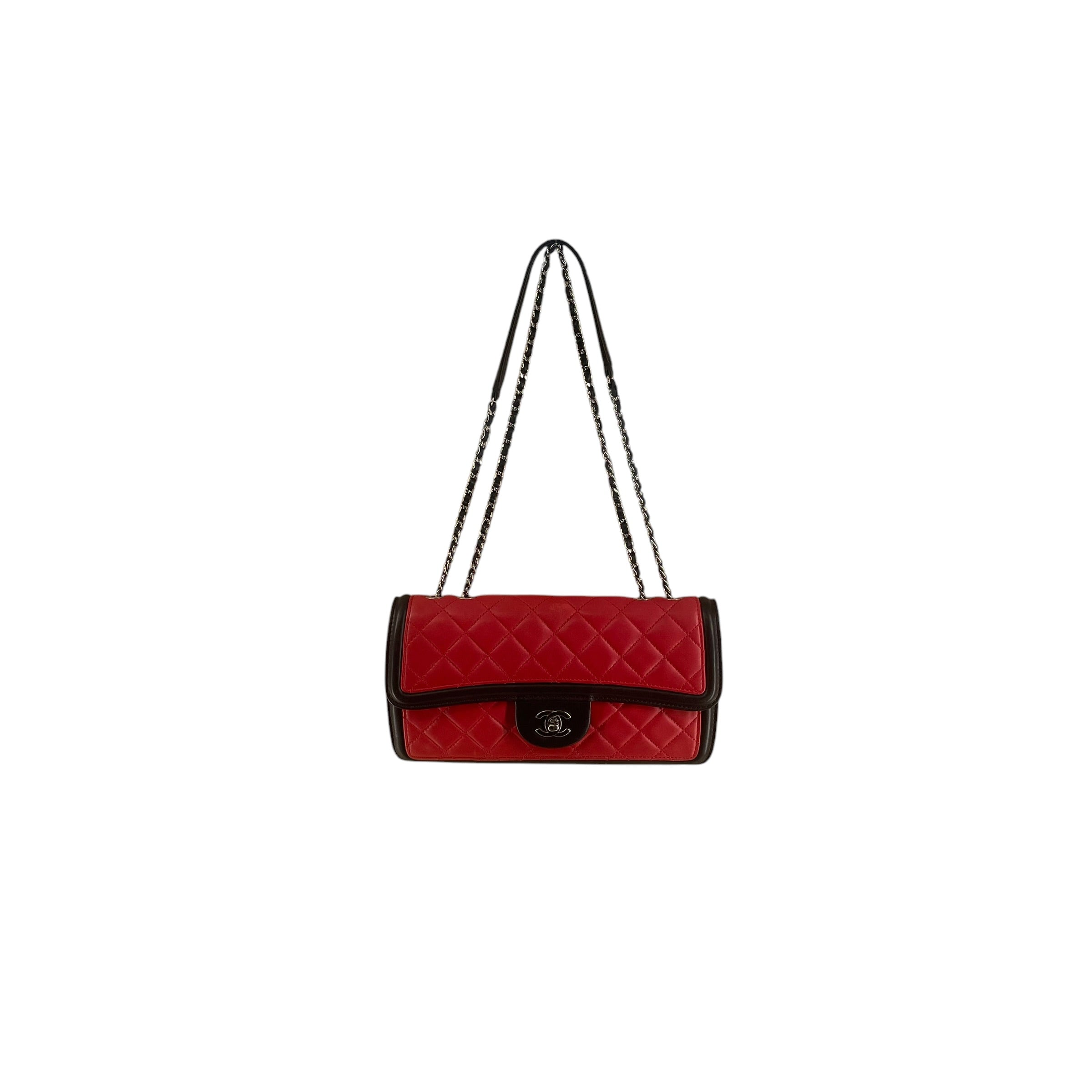 CHANEL/Bag/Leather/MLT/17966051 RED BLK WhT Slvr Hrdw view 1
