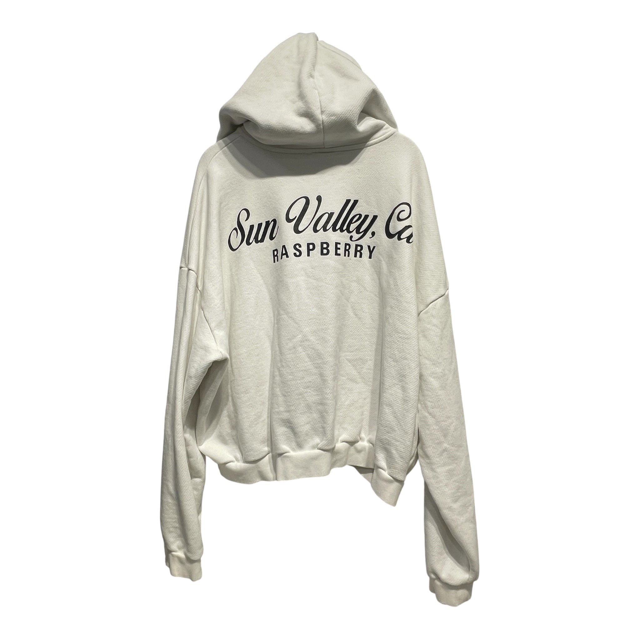 Raspberry Hills/Zip Up Hoodie/XL/Cotton/WHT/sun valley view 2