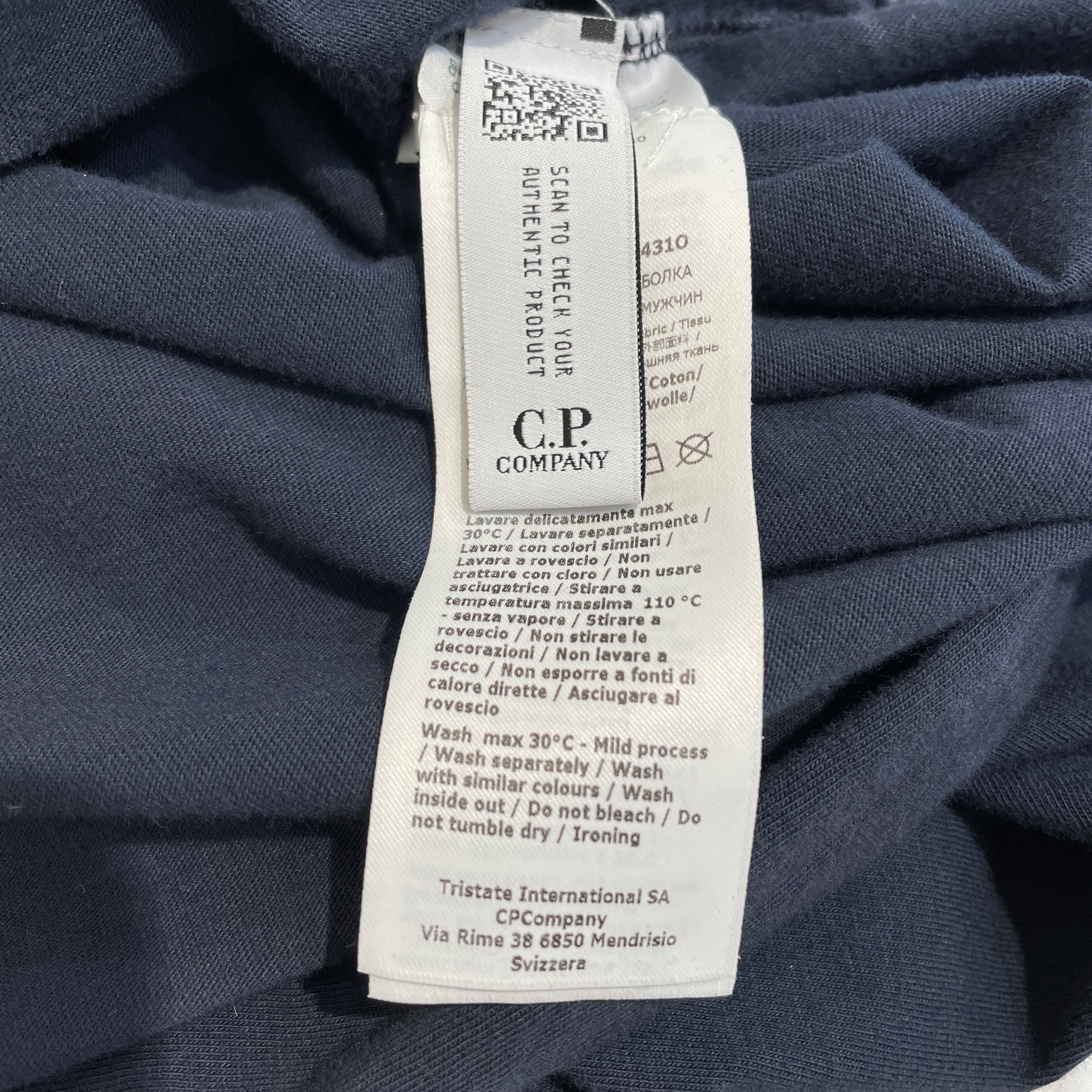 C.P.COMPANY/PALACE/T-Shirt/S/Cotton/NVY/Graphic/ view 4
