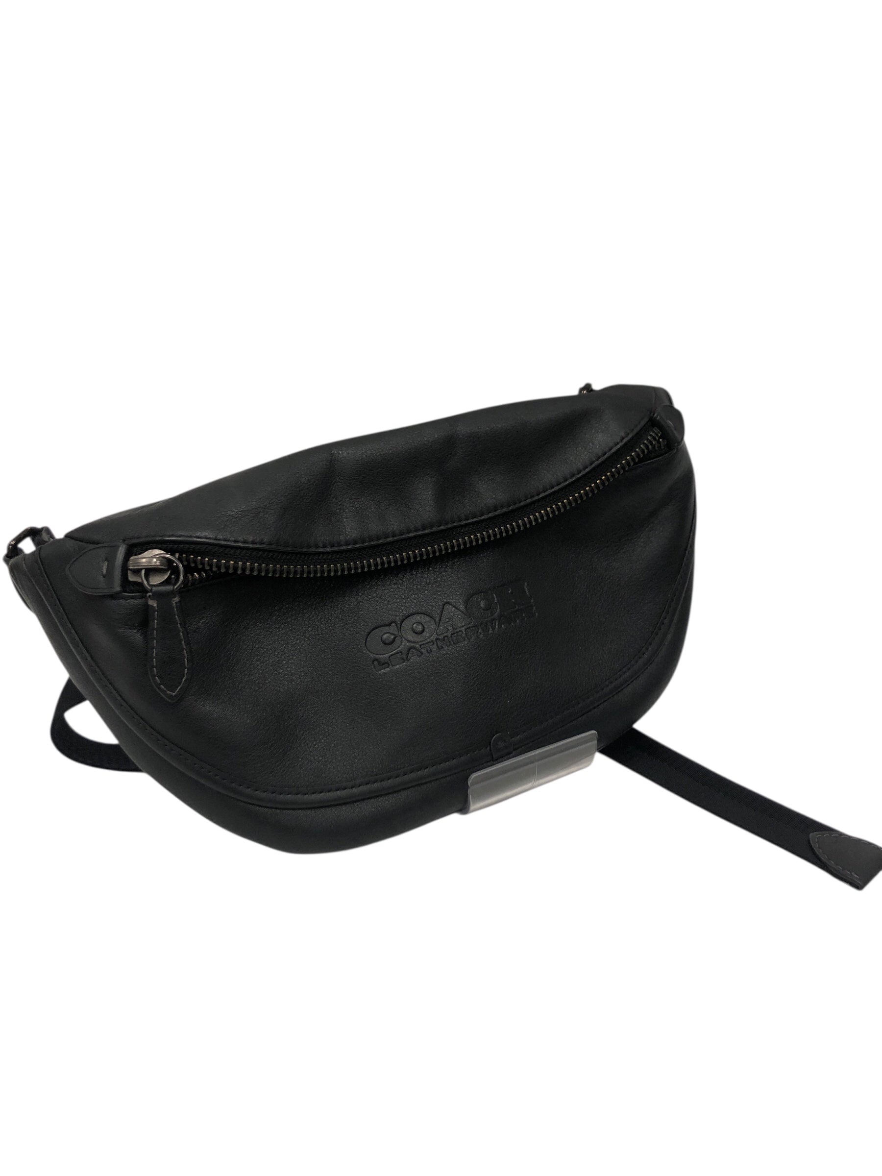 COACH/Fanny Pack/Leather/BLK/Mens Belt Bag view 1