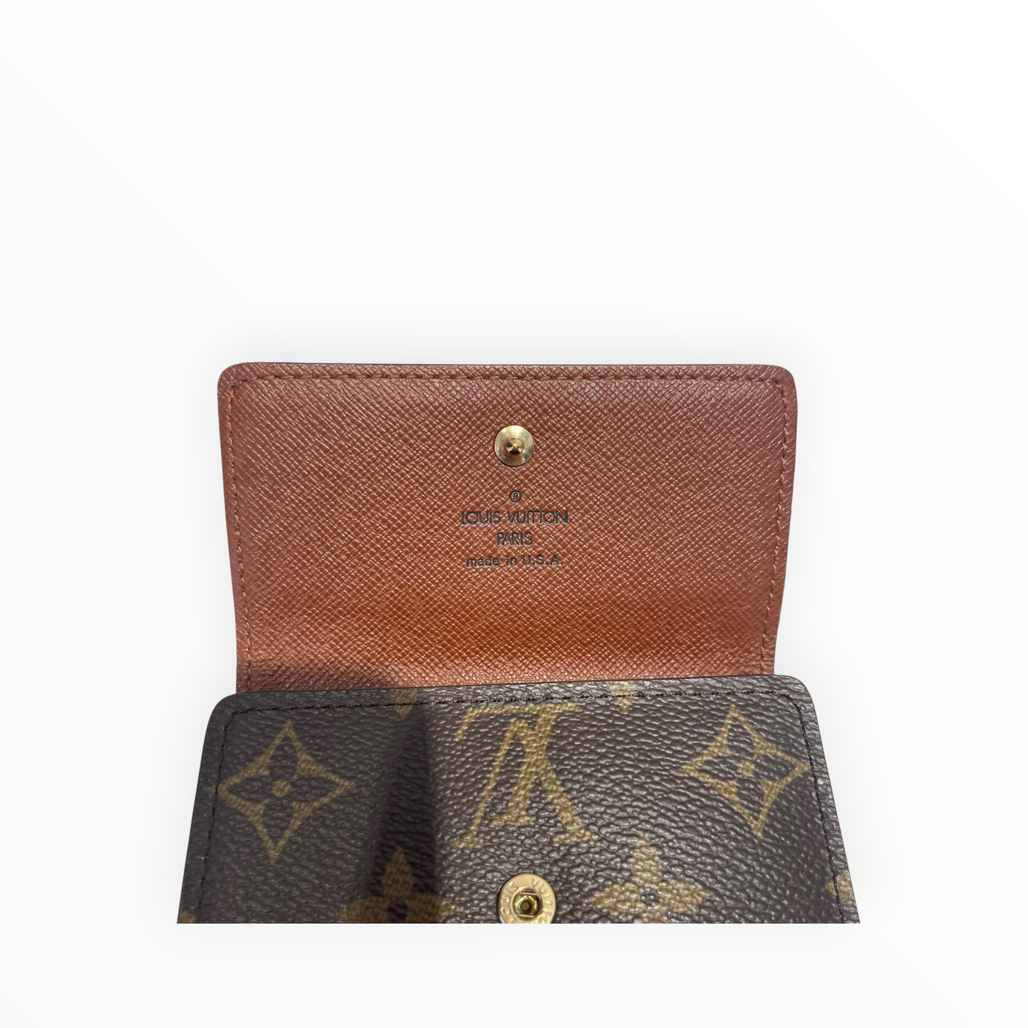 LOUIS VUITTON/Trifold Wallet/Monogram/Leather/BRW/M's/Elise Trifold Wallet view 4