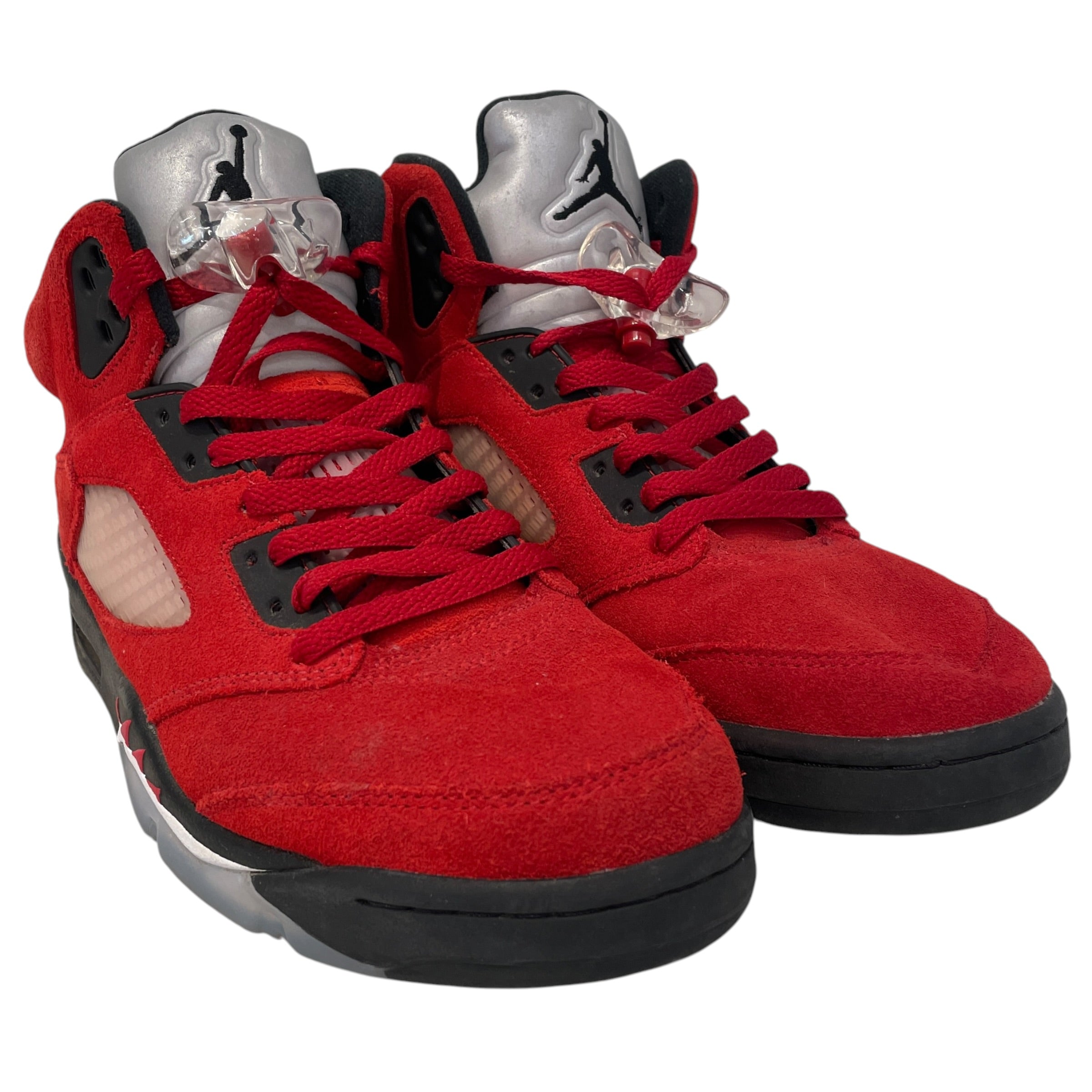 JORDAN BRAND/Hi-Sneakers/US 8.5/Suede/RED/Jordan 5 Raging Bull view 1