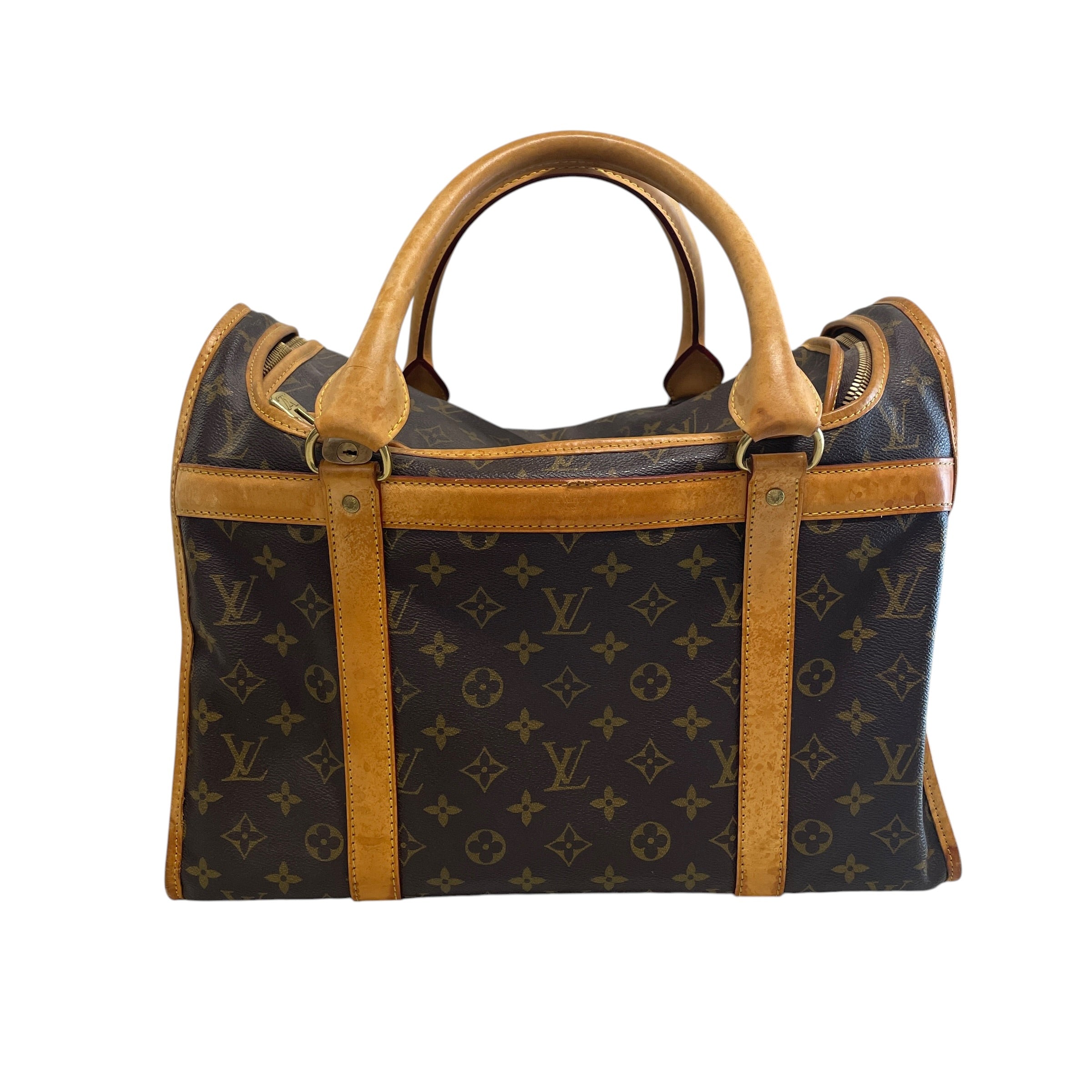 LOUIS VUITTON/Luggage/Monogram/Leather/BRW/DOG CARRIER/ SMALL/ 89T6 view 2