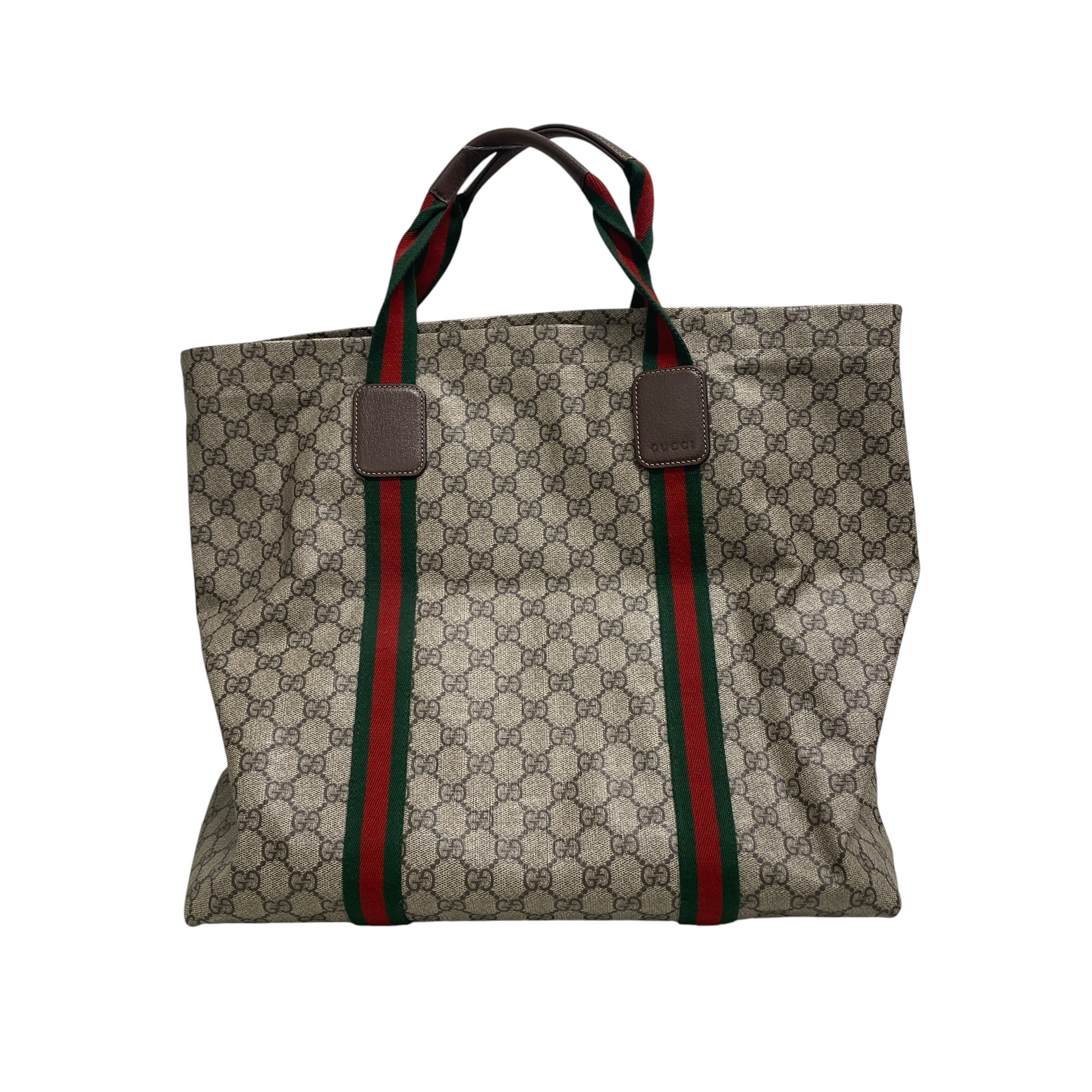 GUCCI/Tote Bag/Monogram/Leather/GRY/7CHW8XQ view 1