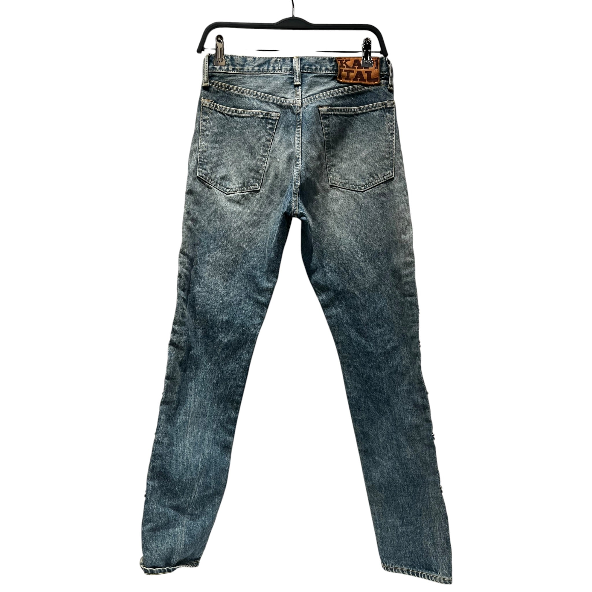 KAPITAL/Pants/28/Denim/IDG/Button Fly/Gemstone Denim view 2