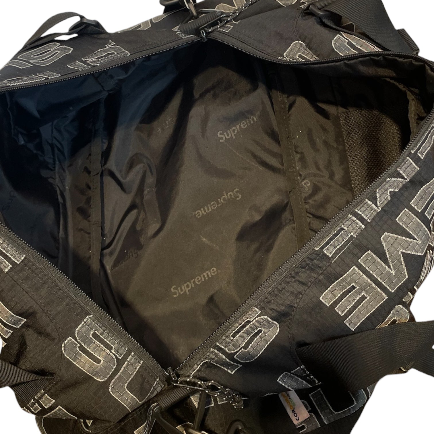 Supreme/Bag/Cotton/BLK/duffle bag/ mono view 4