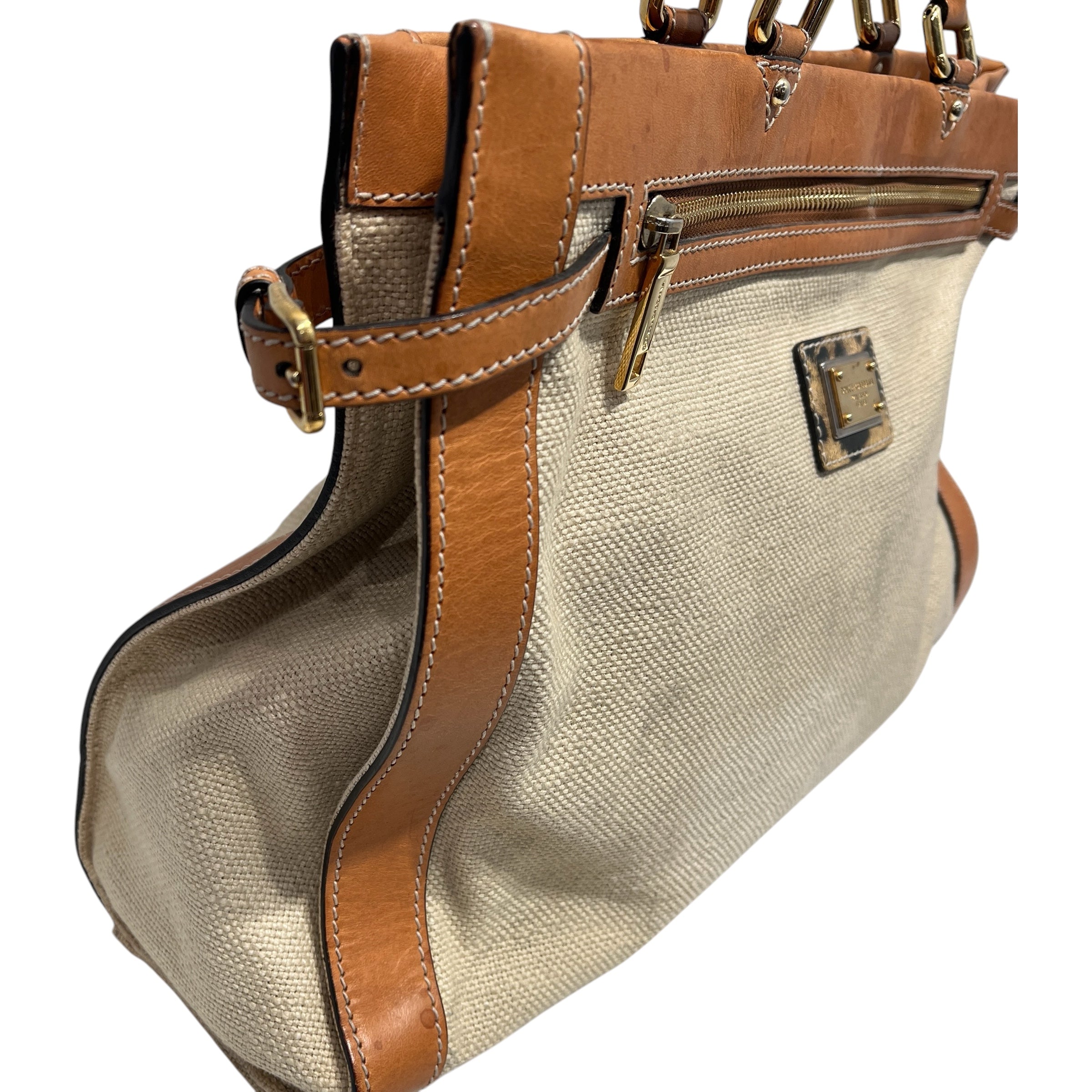 DOLCE&GABBANA/Hand Bag/Cotton/BEG/SICILY SIDE BUCKLE TWEED view 6