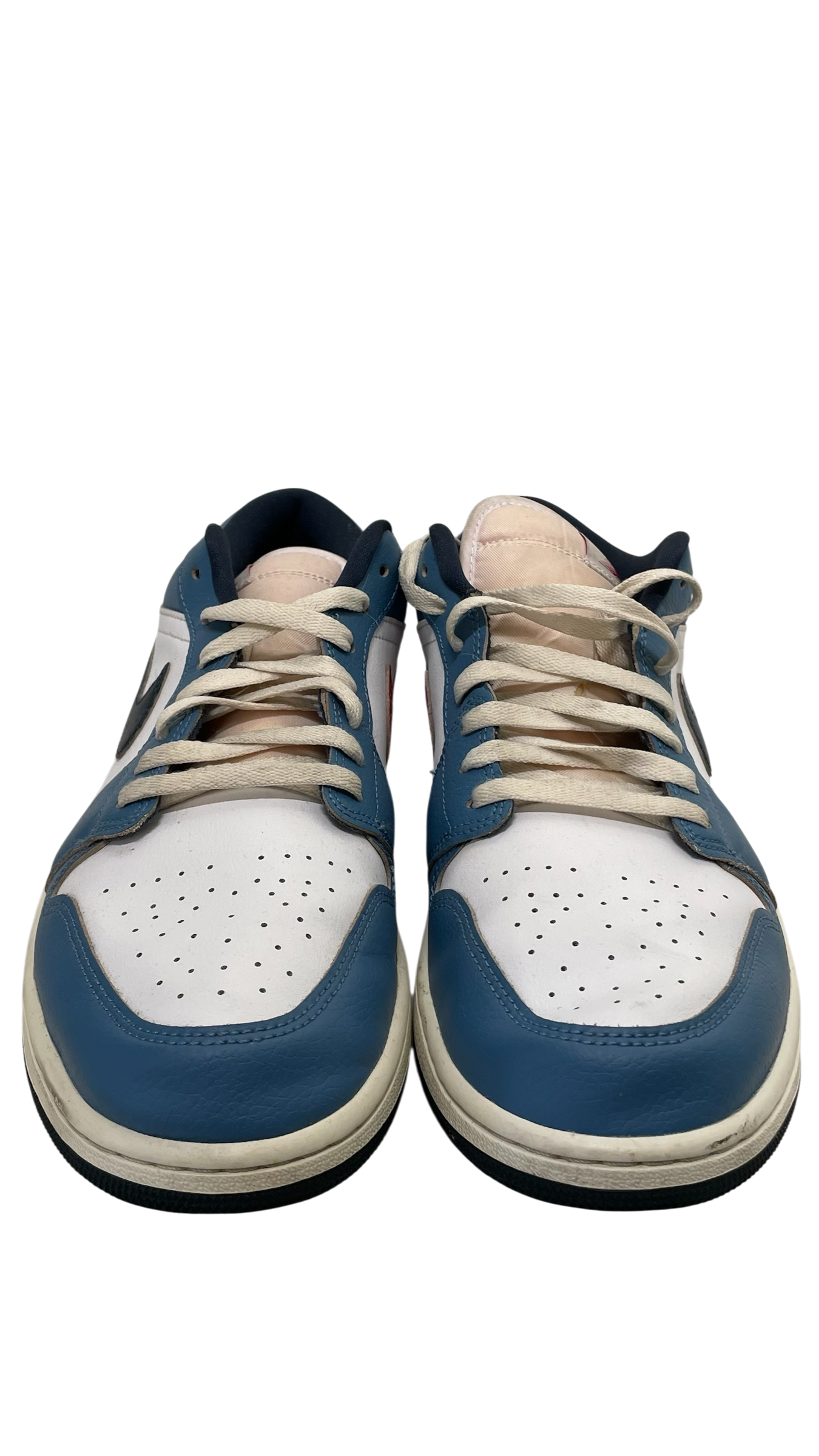 NIKE/Hi-Sneakers/US 12/Leather/BLU/RED AND BLUE CHECK NIKE view 3