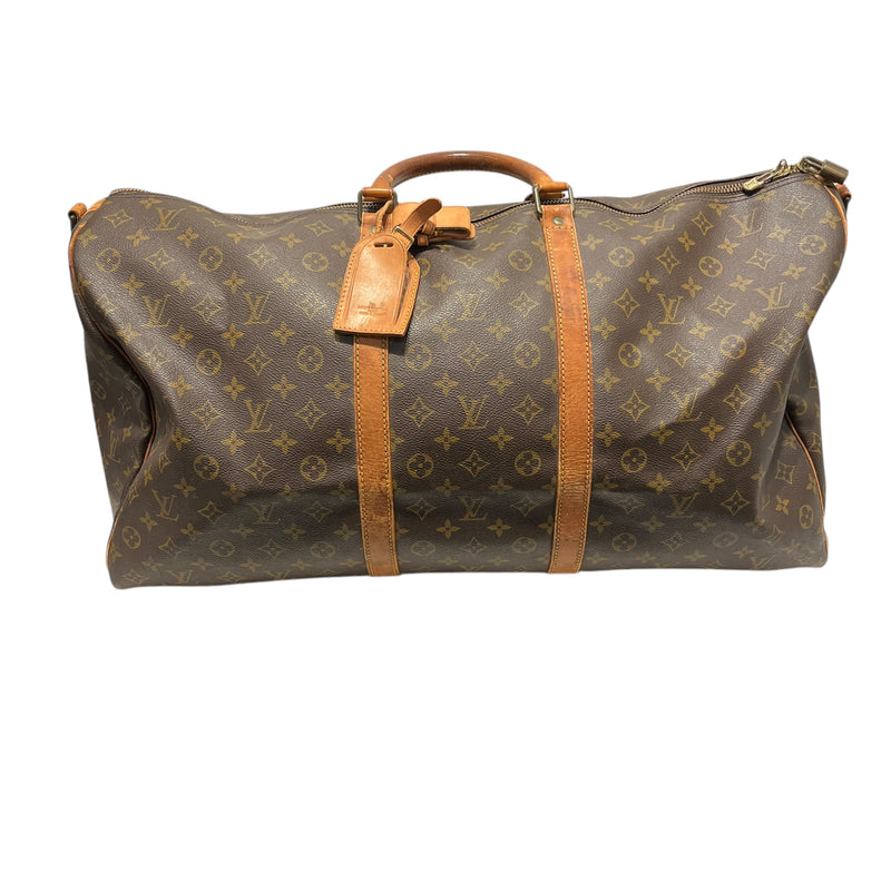 LOUIS VUITTON/Luggage/Monogram/BRW/leather luggage tag