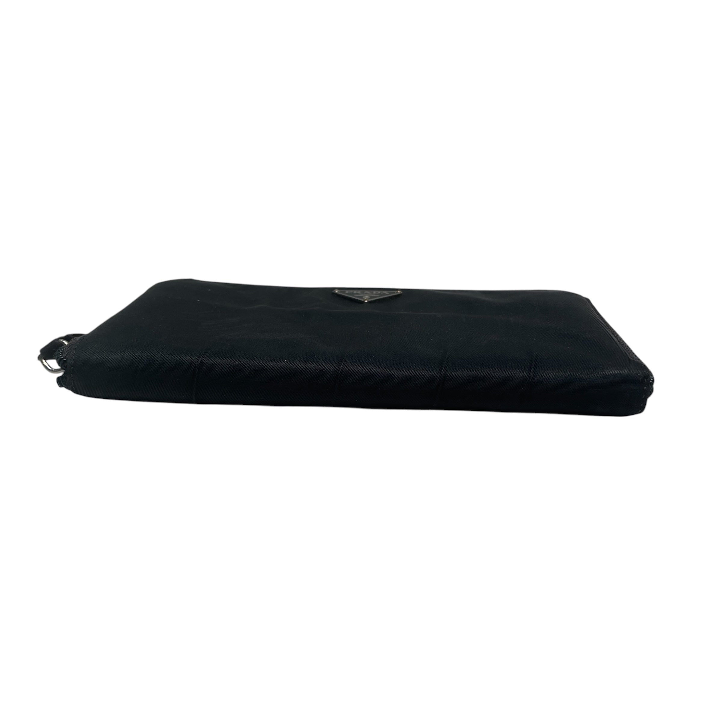 PRADA/Long Wallet/Nylon/BLK/L's/LONG ZIP CLUTCH view 3