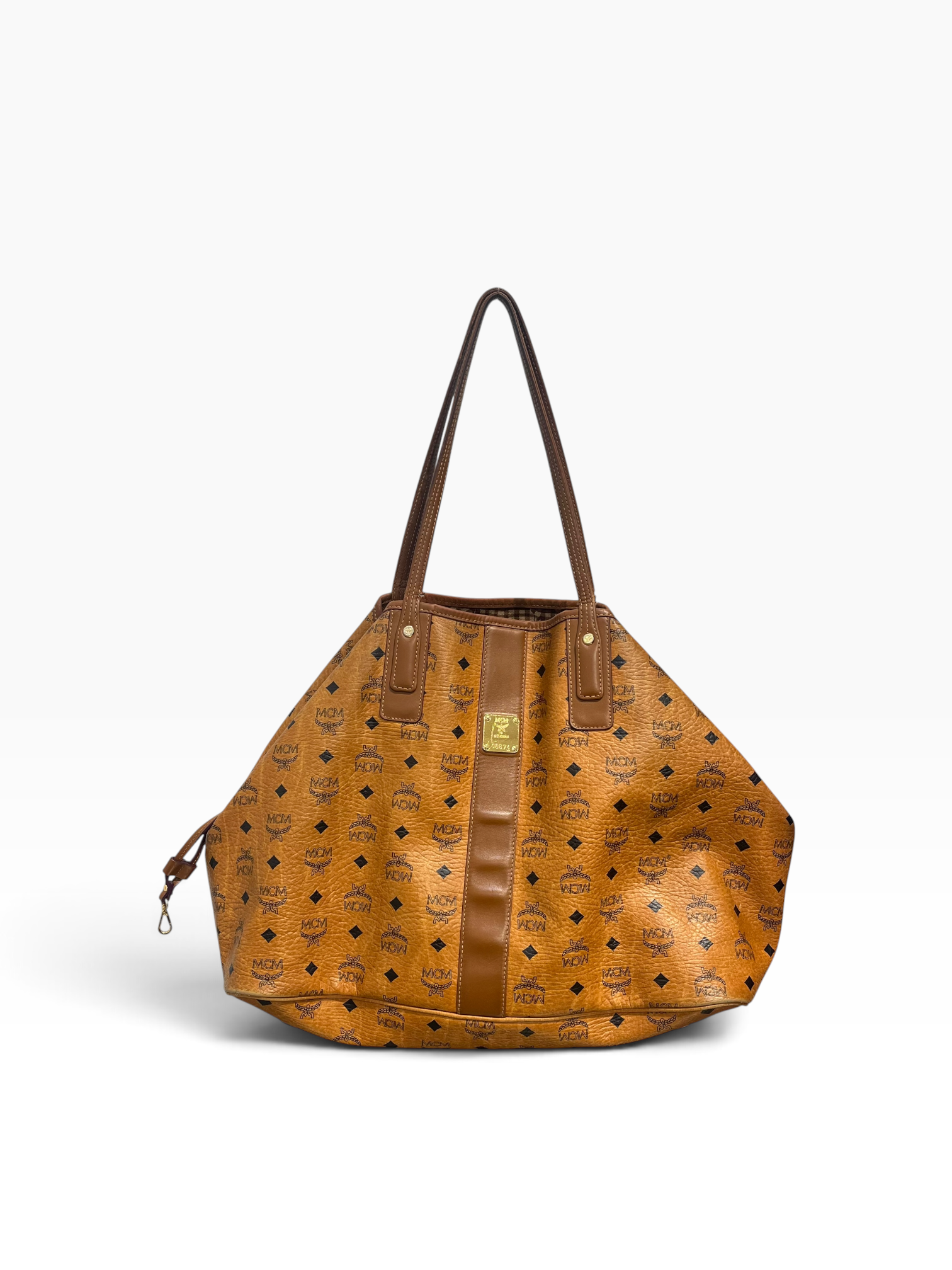 MCM/Tote Bag/Monogram/Leather/BRW/reversible view 1