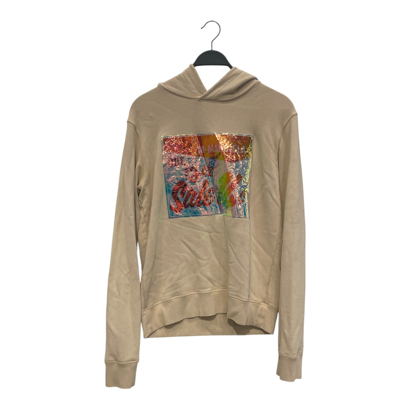 Maison Margiela/Hoodie/46/Cotton/CRM/MARGIELA OUT FRONT LOGO
