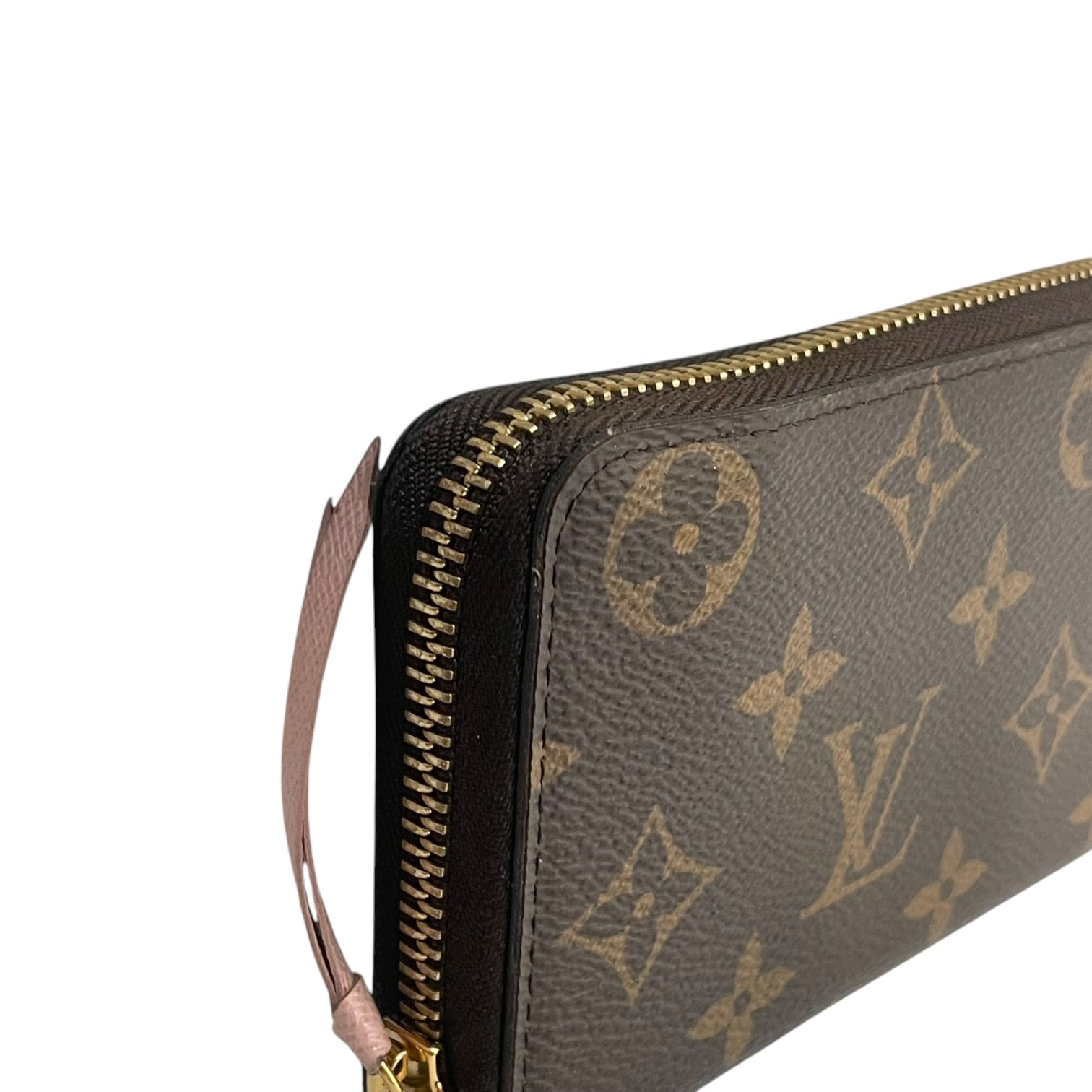 LOUIS VUITTON/Long Wallet/Monogram/Leather/PNK/L's/clemence ballerine pink view 4
