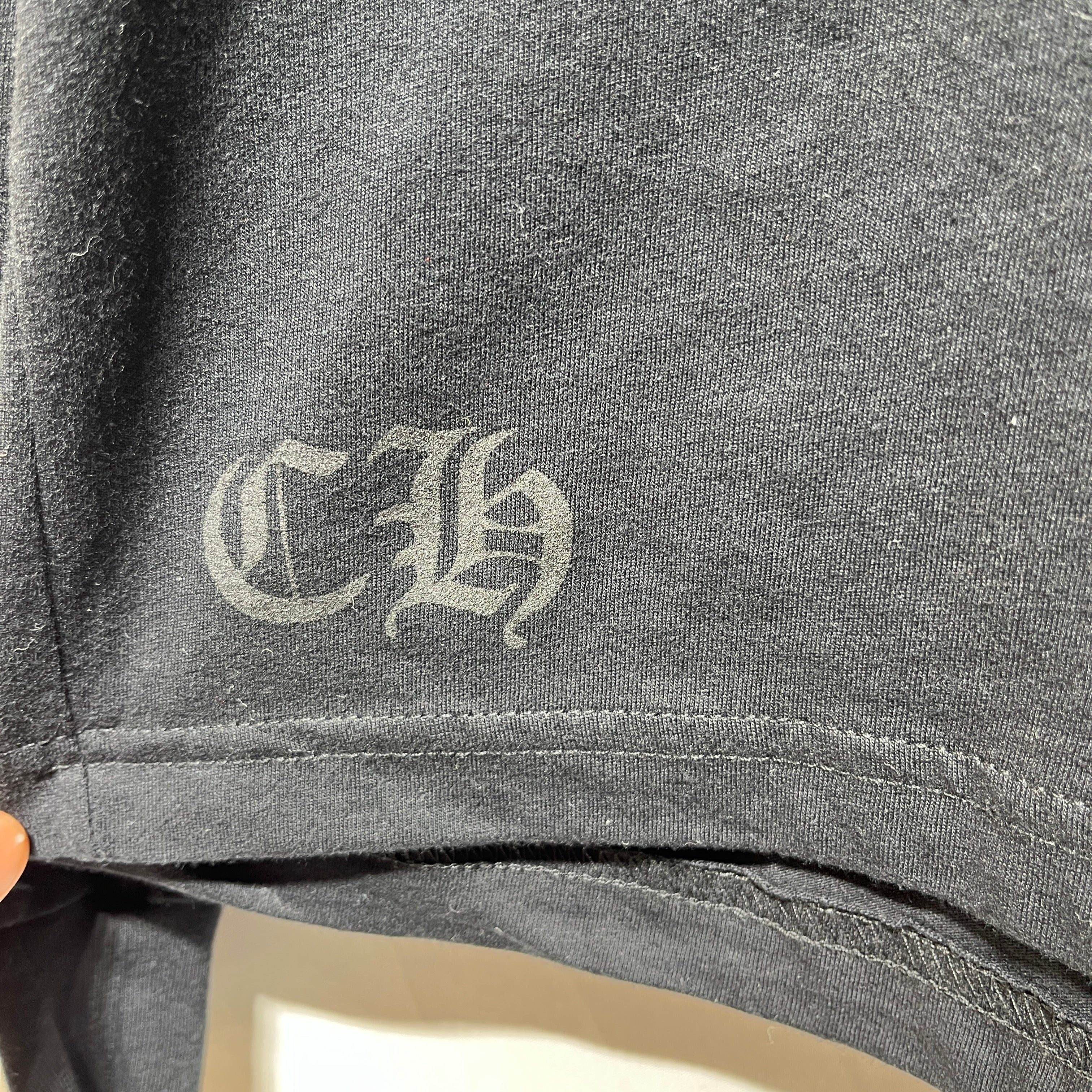 CHROME HEARTS/LS T-Shirt/M/Cotton/BLK/Fleur Long Sleeve view 5