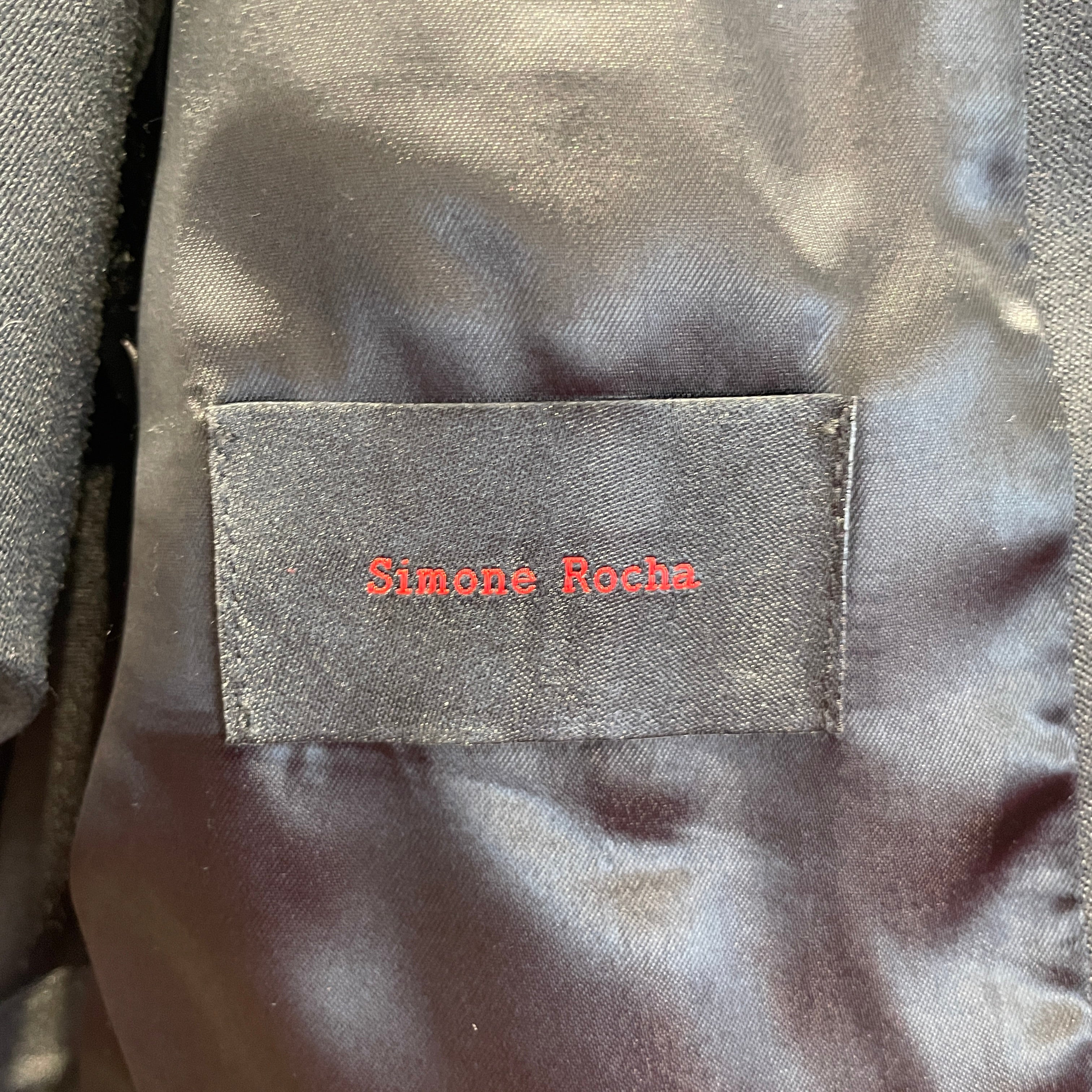 SIMONE ROCHA/Tailored Jkt/L/BLK/TIE FRONT BLAZER view 4