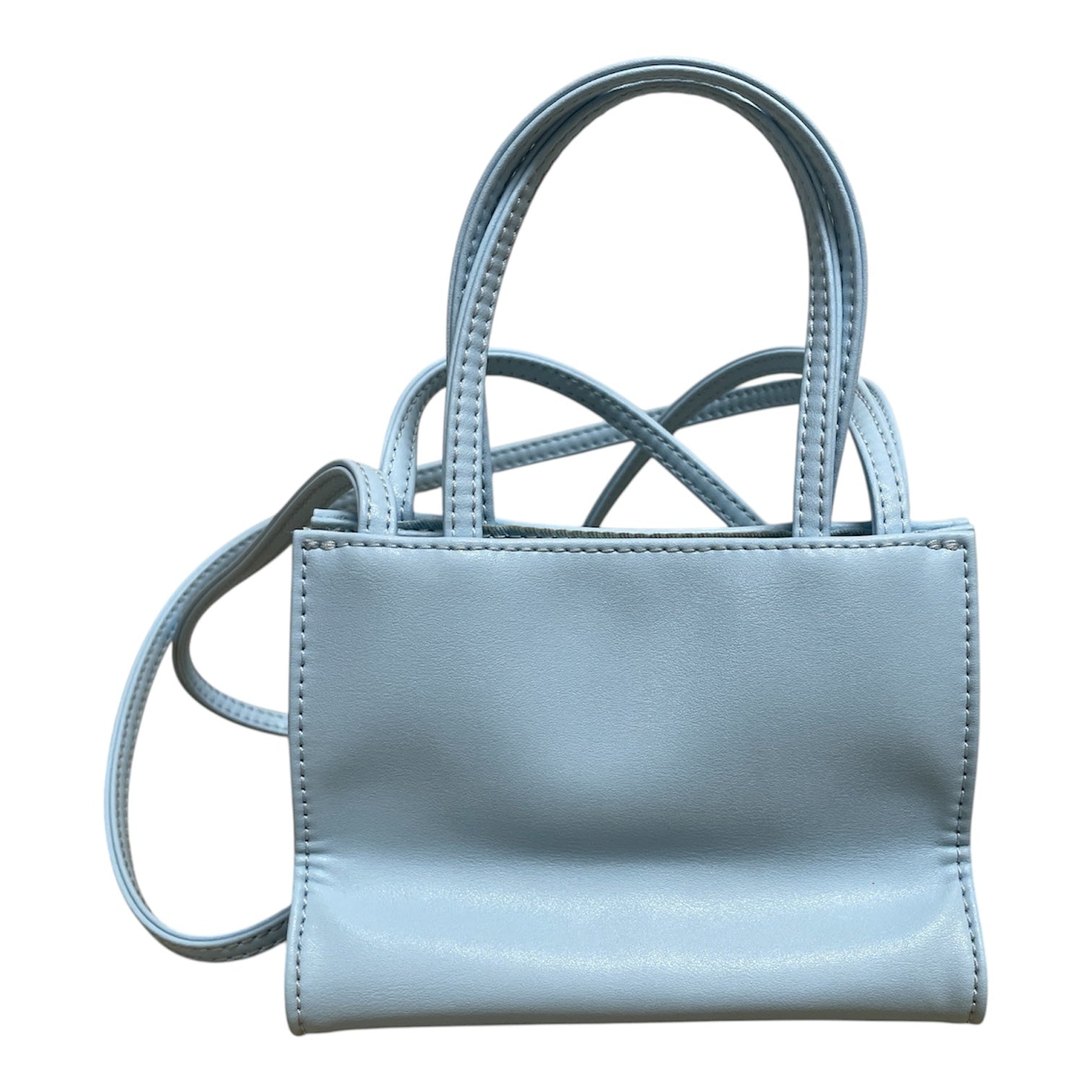 Telfar/Hand Bag/Leather/BLU/BABY BLUE MICRO TOTE BAG view 2