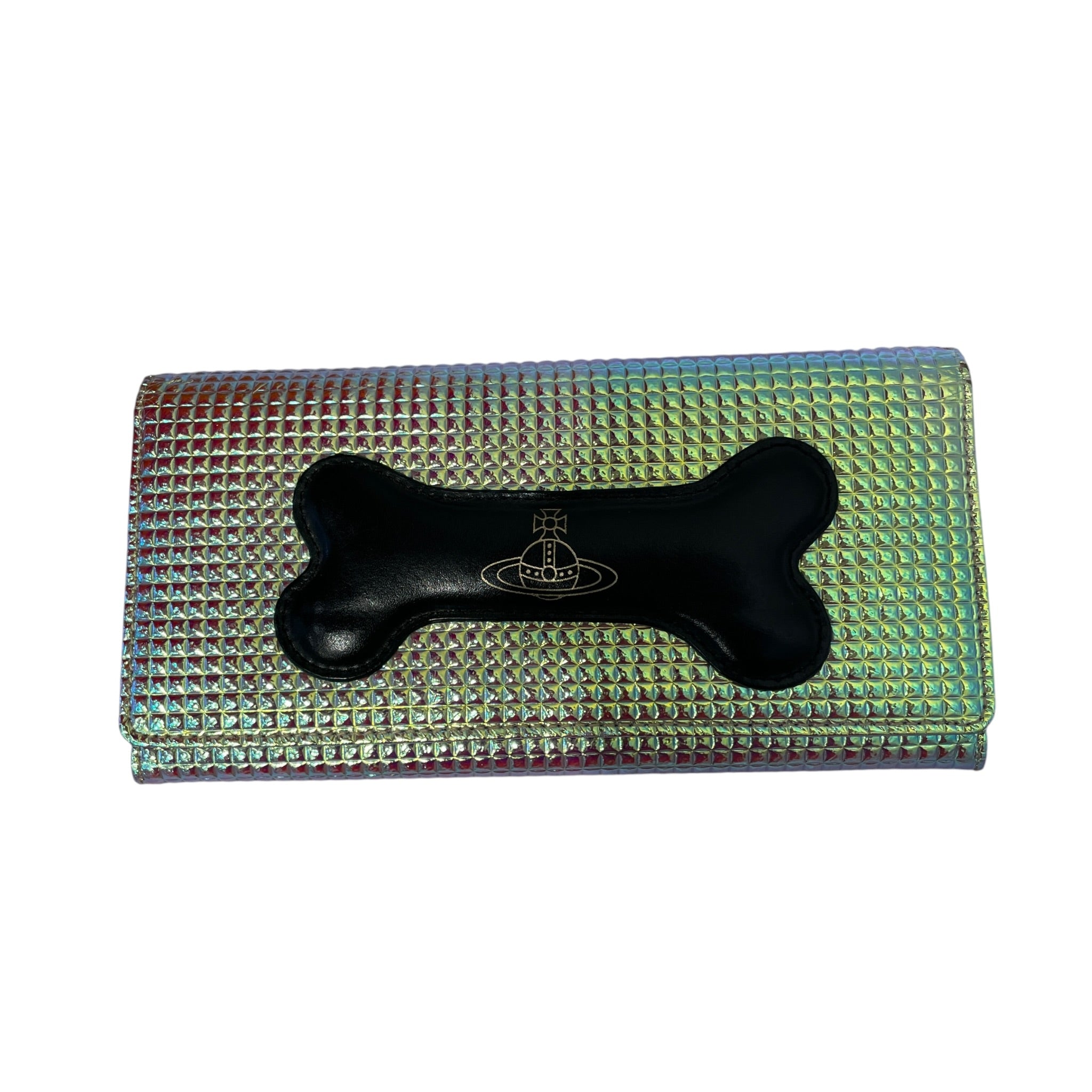 Vivienne Westwood/Long Wallet/Iridescent/MLT/L's/BONE WALLET view 1