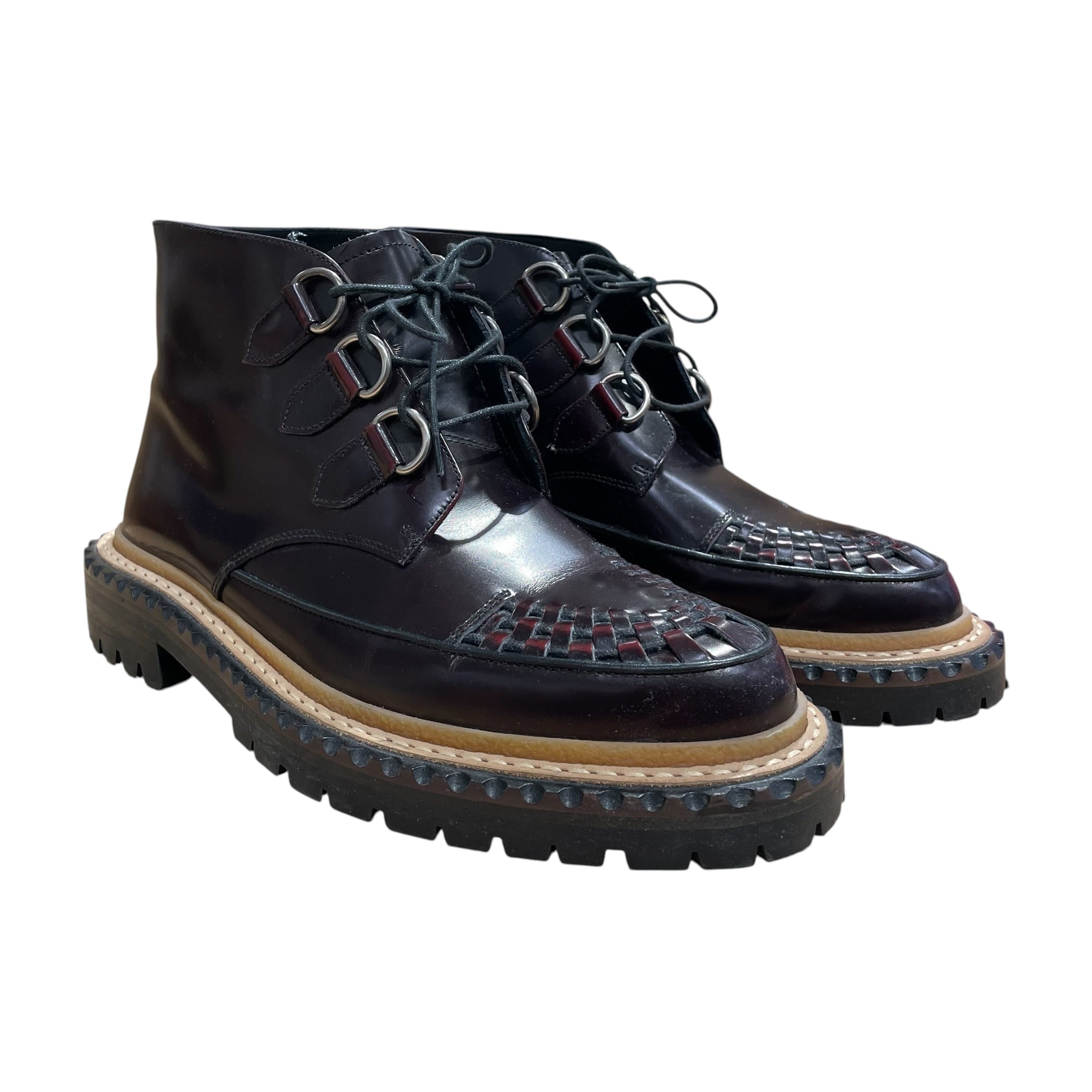 BURBERRY LONDON/Boots/EU 37.5/Leather/BRD/Melton creeper boots view 1