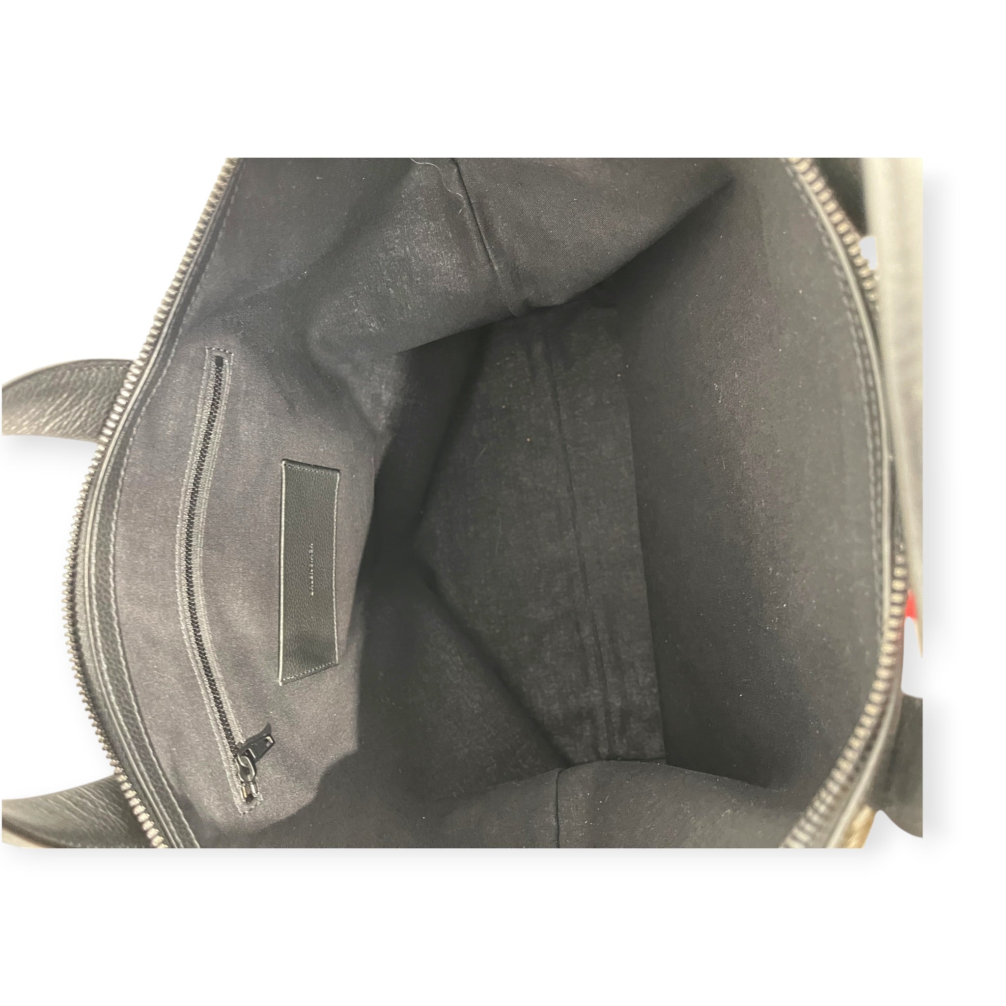 BALENCIAGA/Bag/Leather/BLK/HOURGLASS CARRRYALL BAG view 7