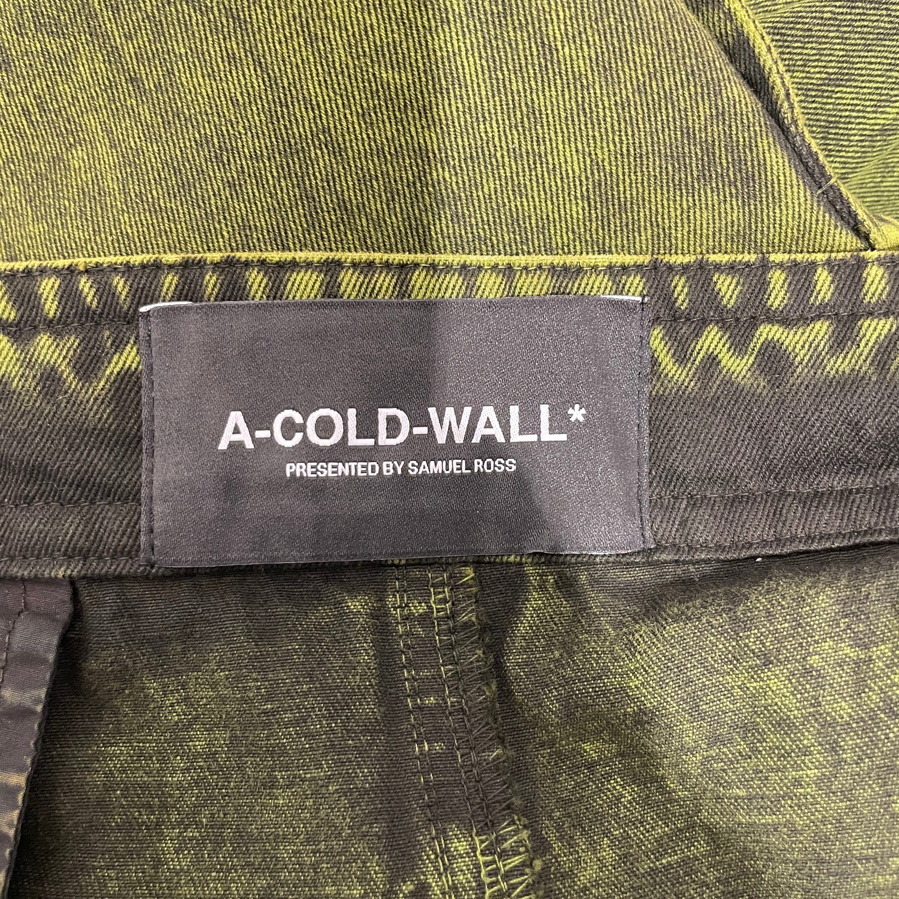 A-COLD-WALL/Straight Pants/XL/Cotton/GRN/ view 3