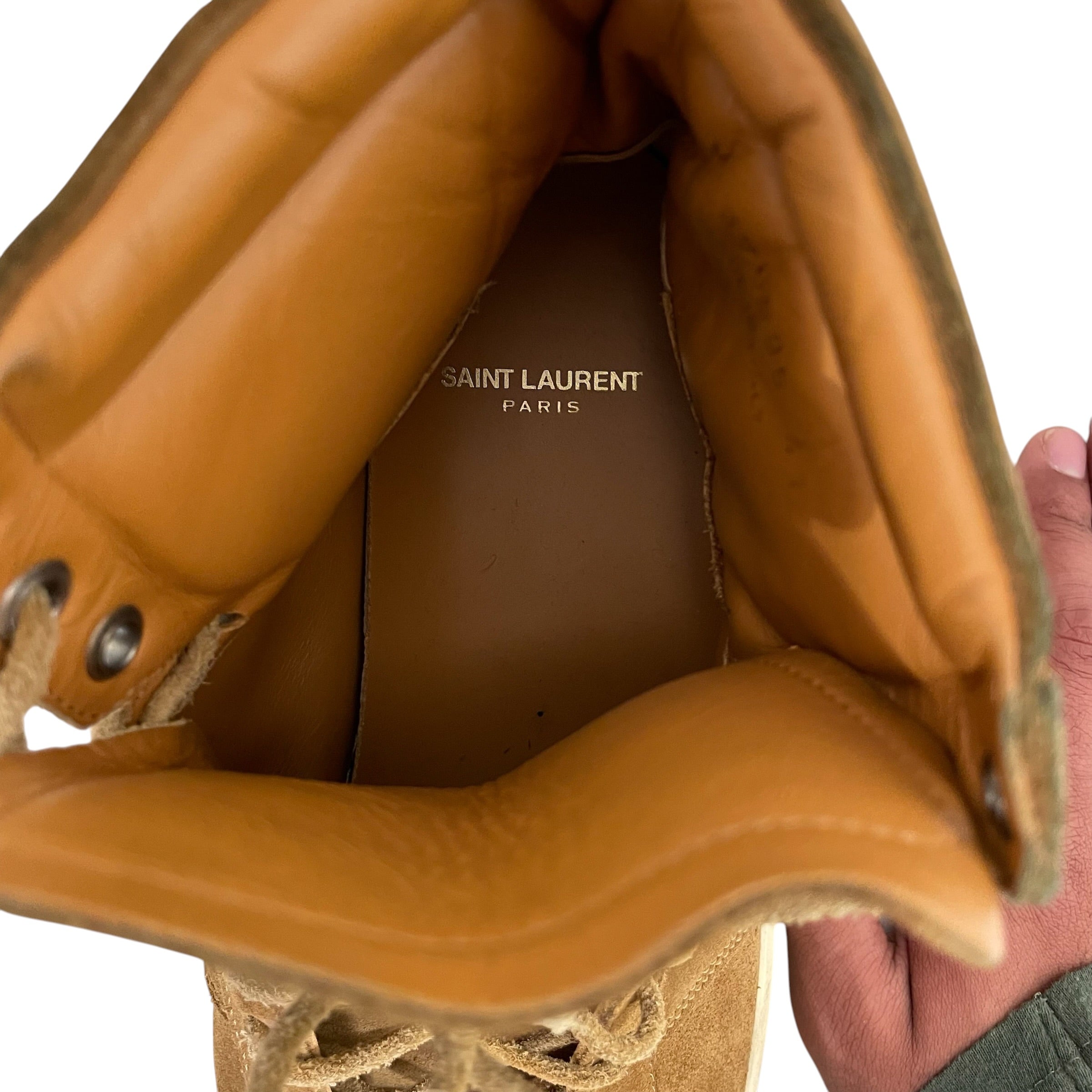 SAINT LAURENT/Hi-Sneakers/EU 41/Suede/CML/court classic view 5